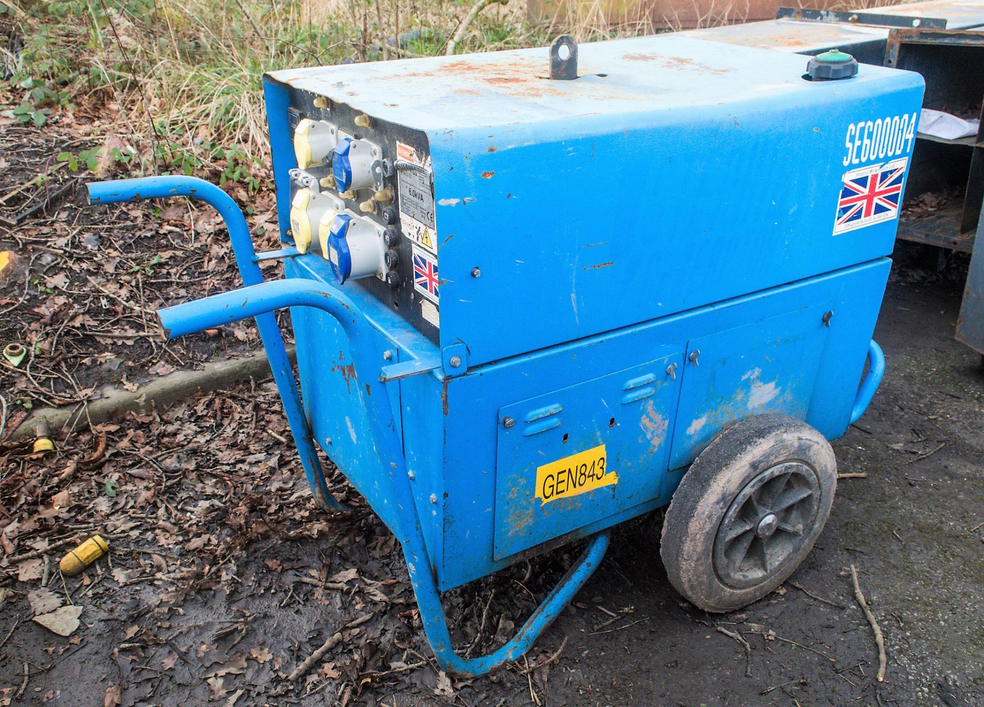 Stephill 6 kva diesel driven generator S/N: 274269 Recorded Hours: 2638