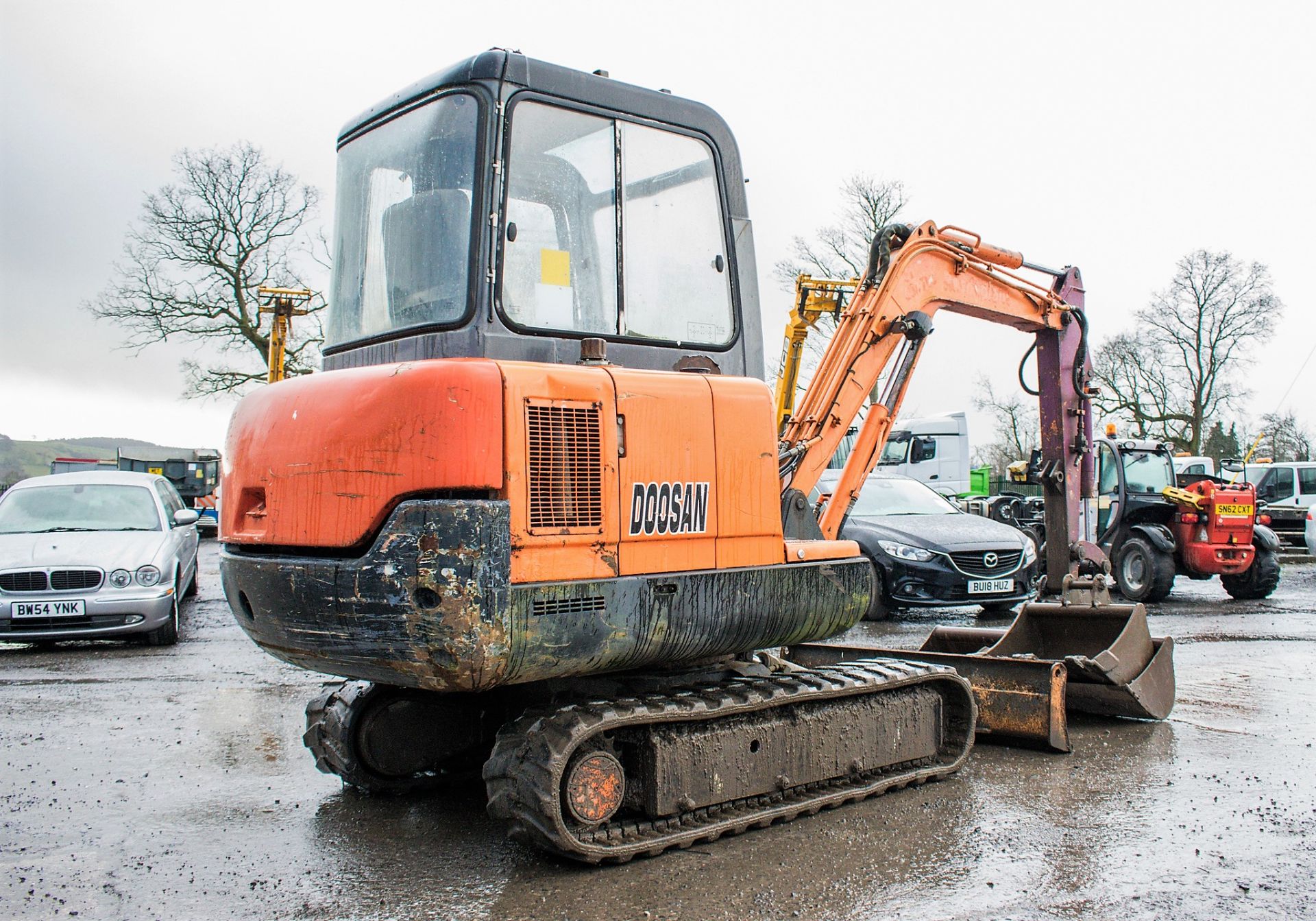 Doosan Solar 030 Plus 3 tonne rubber tracked mini excavator Year: 2006 S/N: 20444 Recorded Hours: - Image 4 of 18