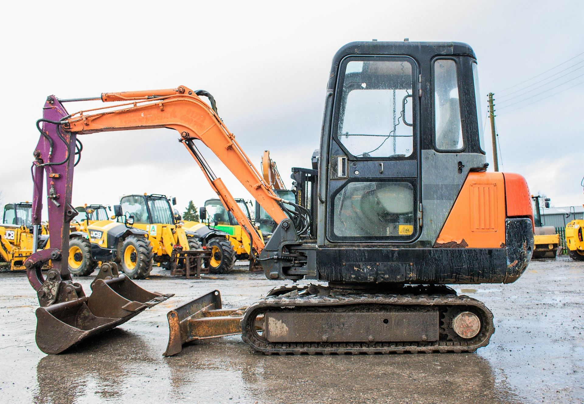 Doosan Solar 030 Plus 3 tonne rubber tracked mini excavator Year: 2006 S/N: 20444 Recorded Hours: - Image 7 of 18