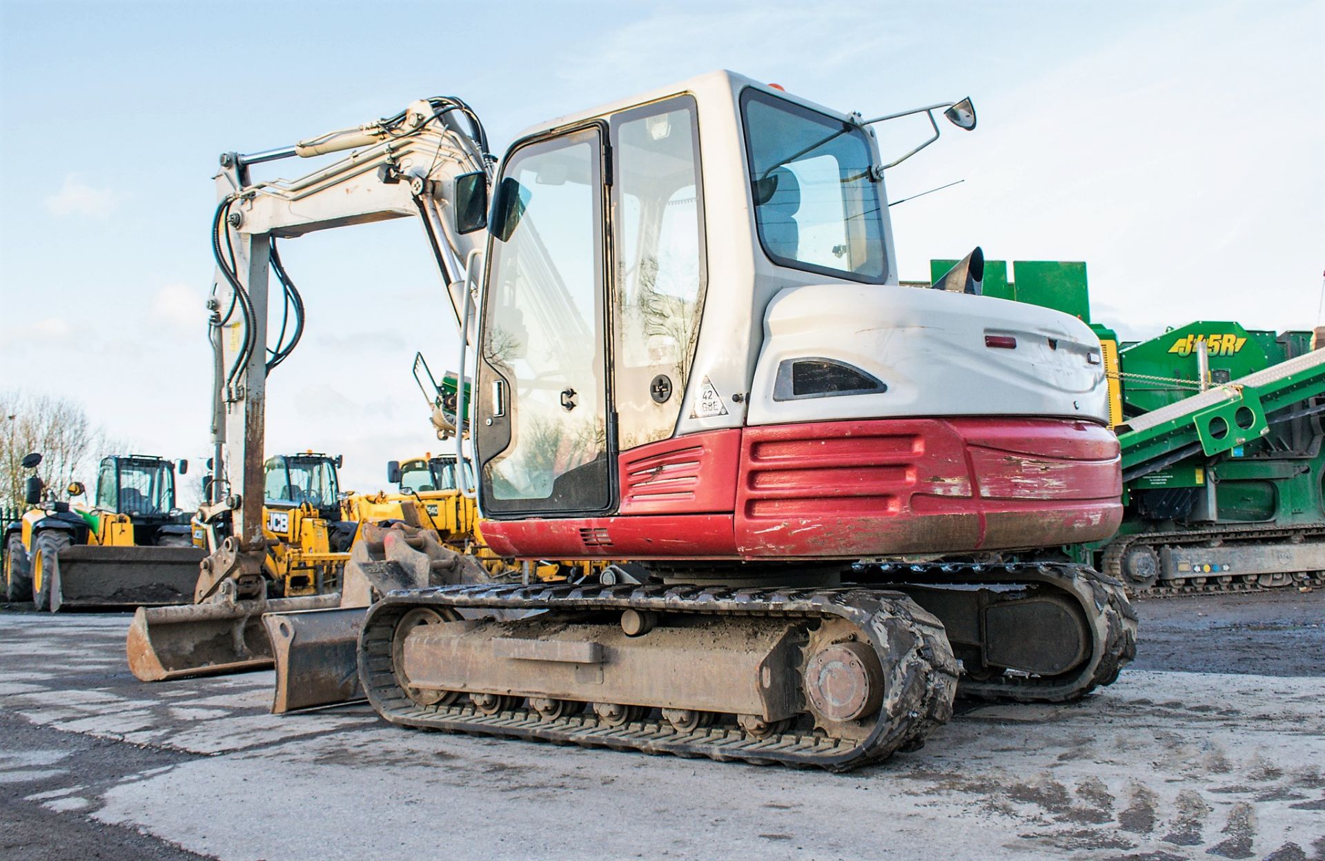 Takeuchi TB285 8.5 tonne rubber tracked excavator Year: 2013 S/N: 185000856 Recorded hours: 6571 - Image 3 of 21