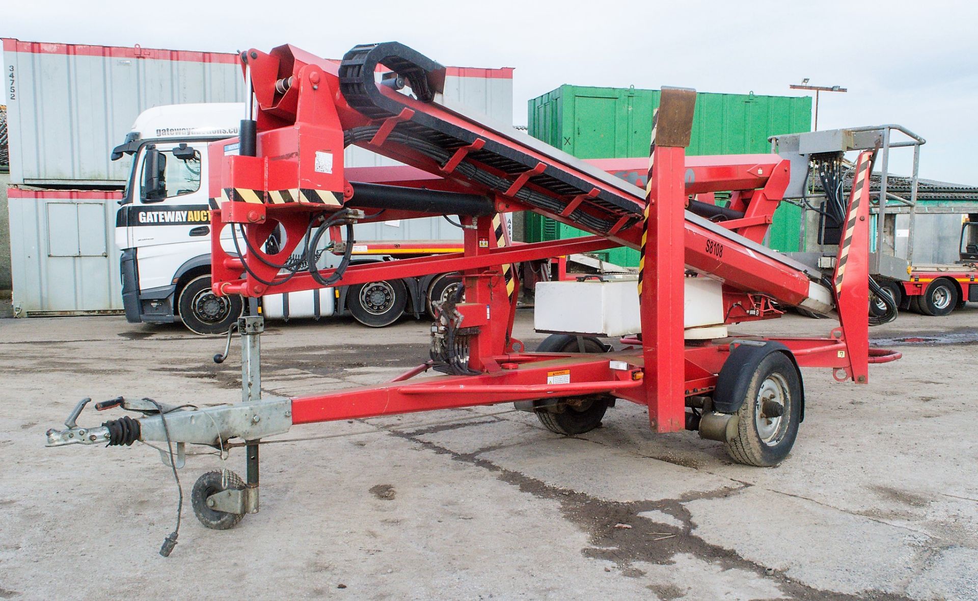 Nifty 170 HDET battery electric/diesel fast tow articulated boom lift Year: 2012 S/N: 24835 S8108