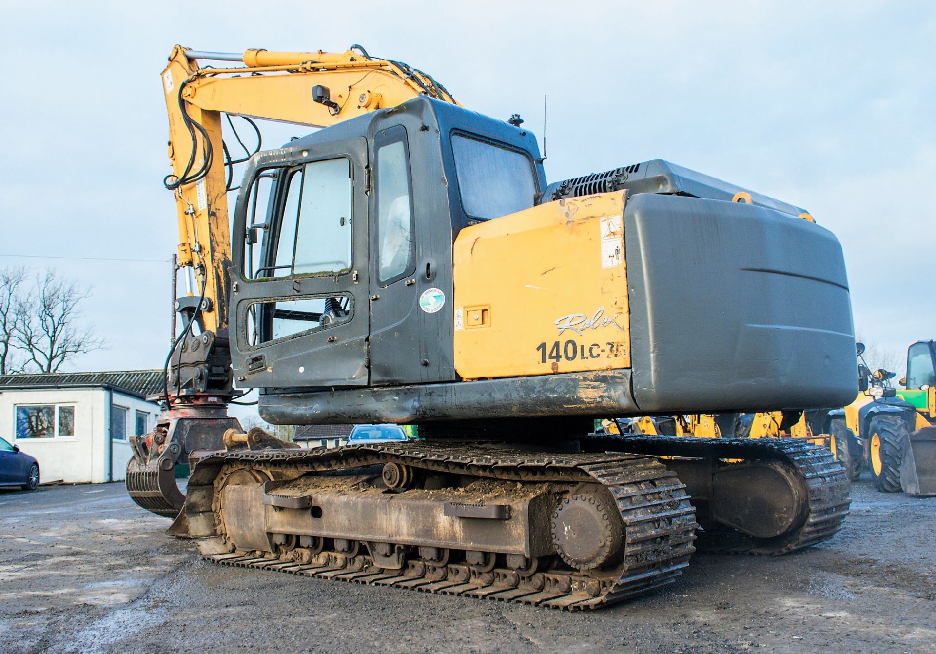 Hyundai Robex 140 LC-7A 14 tonne steel tracked excavator  Year: 2011 S/N: N40910432 Recorded - Image 3 of 20