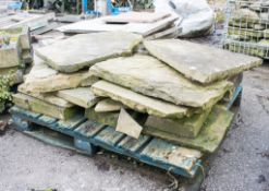 Pallet of stone flags