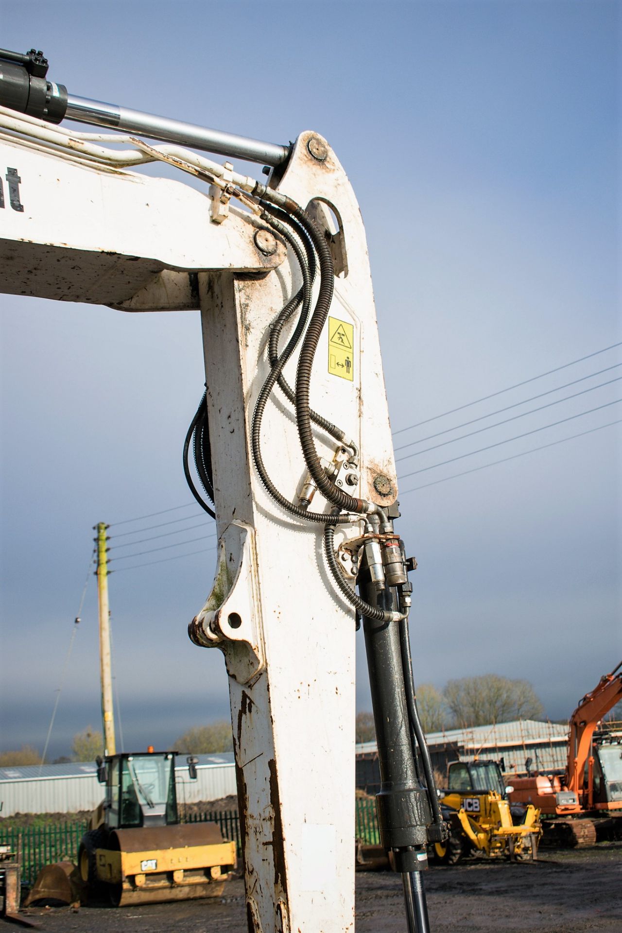 Bobcat E80 8 tonne rubber tracked excavator Year: 2012 S/N: AET312518 Recorded Hours: 2934 blade, - Image 16 of 20