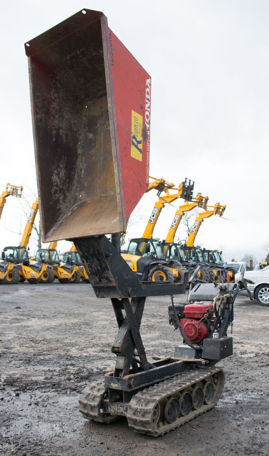 Honda TD500 HL petrol driven walk behind hi-tip tracked dumper Year: 2007 S/N: 1643 P3080 ** No - Image 5 of 11