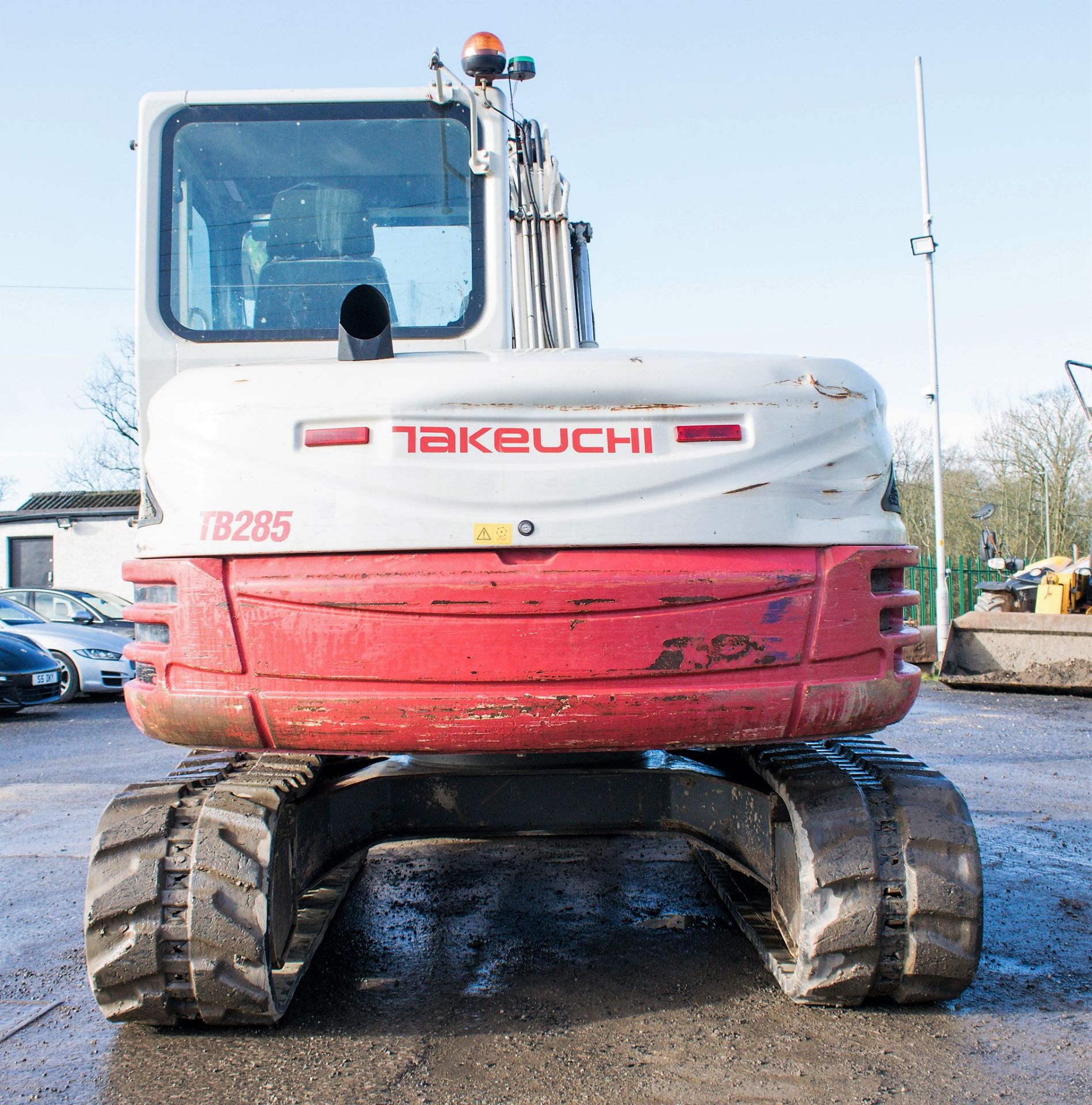 Takeuchi TB285 8.5 tonne rubber tracked excavator Year: 2013 S/N: 185000683 Recorded hours: 6397 - Image 6 of 19