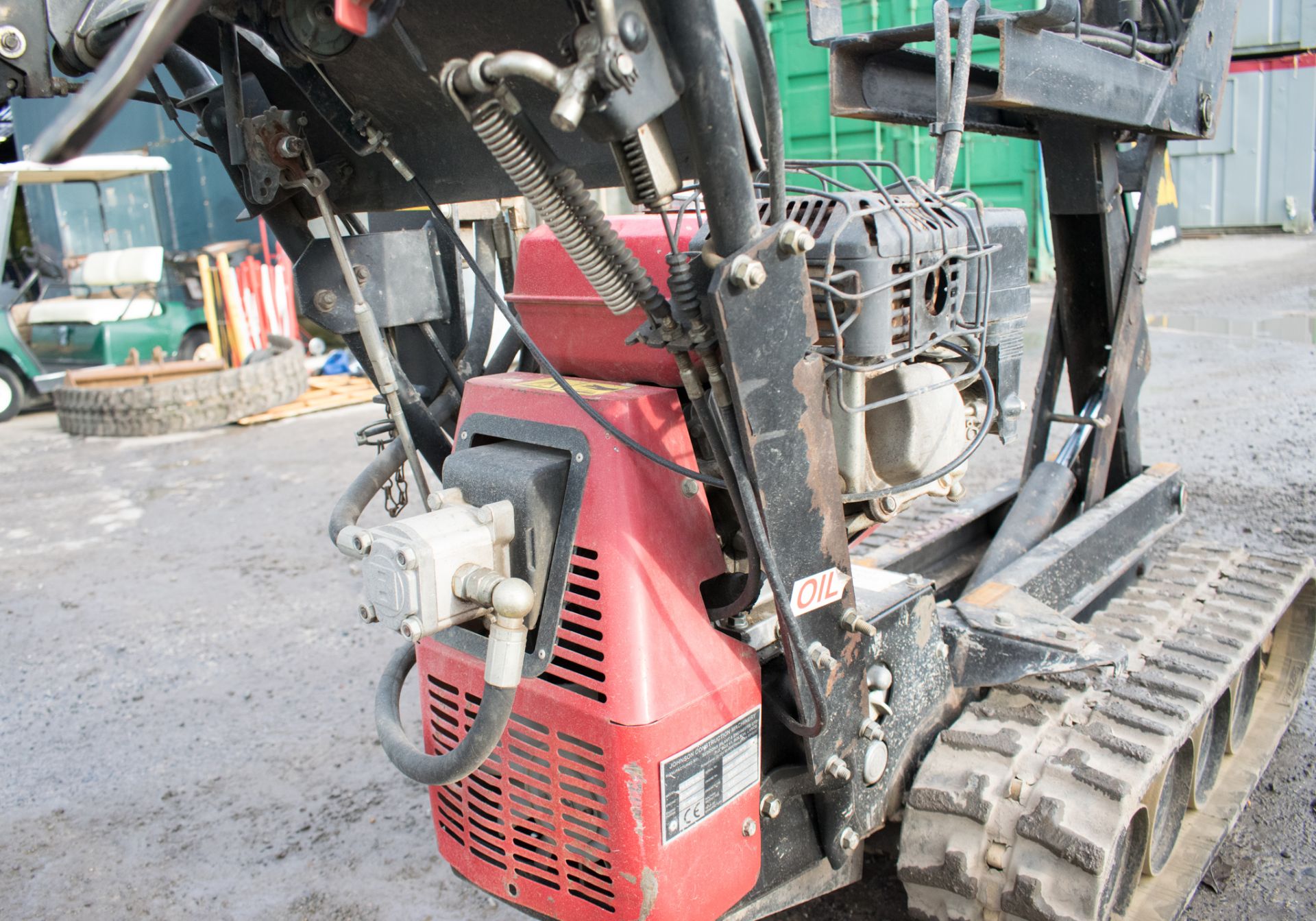 Honda TD500 HL petrol driven walk behind hi-tip tracked dumper Year: 2007 S/N: 1643 P3080 ** No - Image 8 of 11