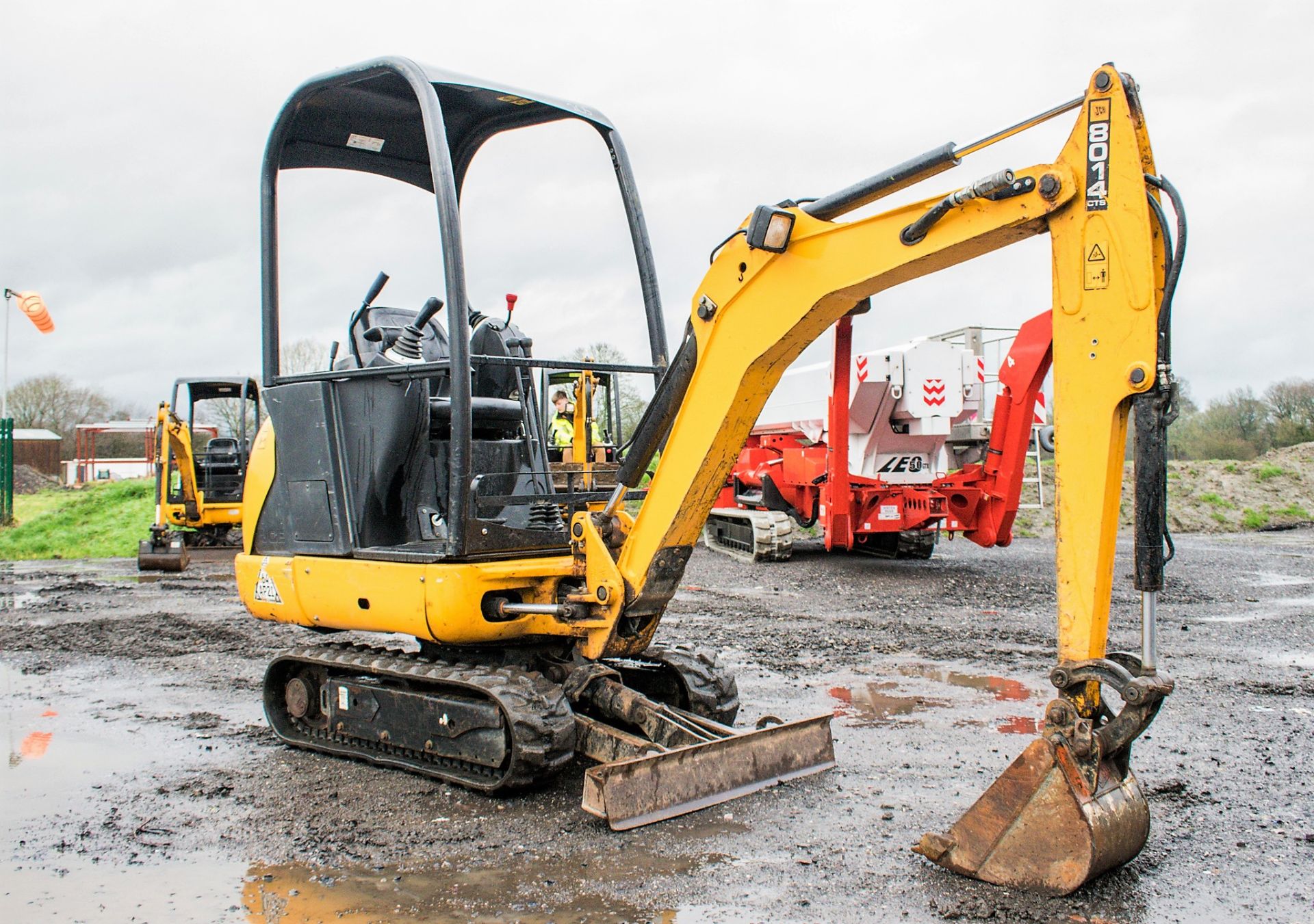 JCB 8014 CTS 1.5 tonne rubber tracked mini excavator  Year: 2016  S/N: 2475470 Recorded Hours: - Image 2 of 17