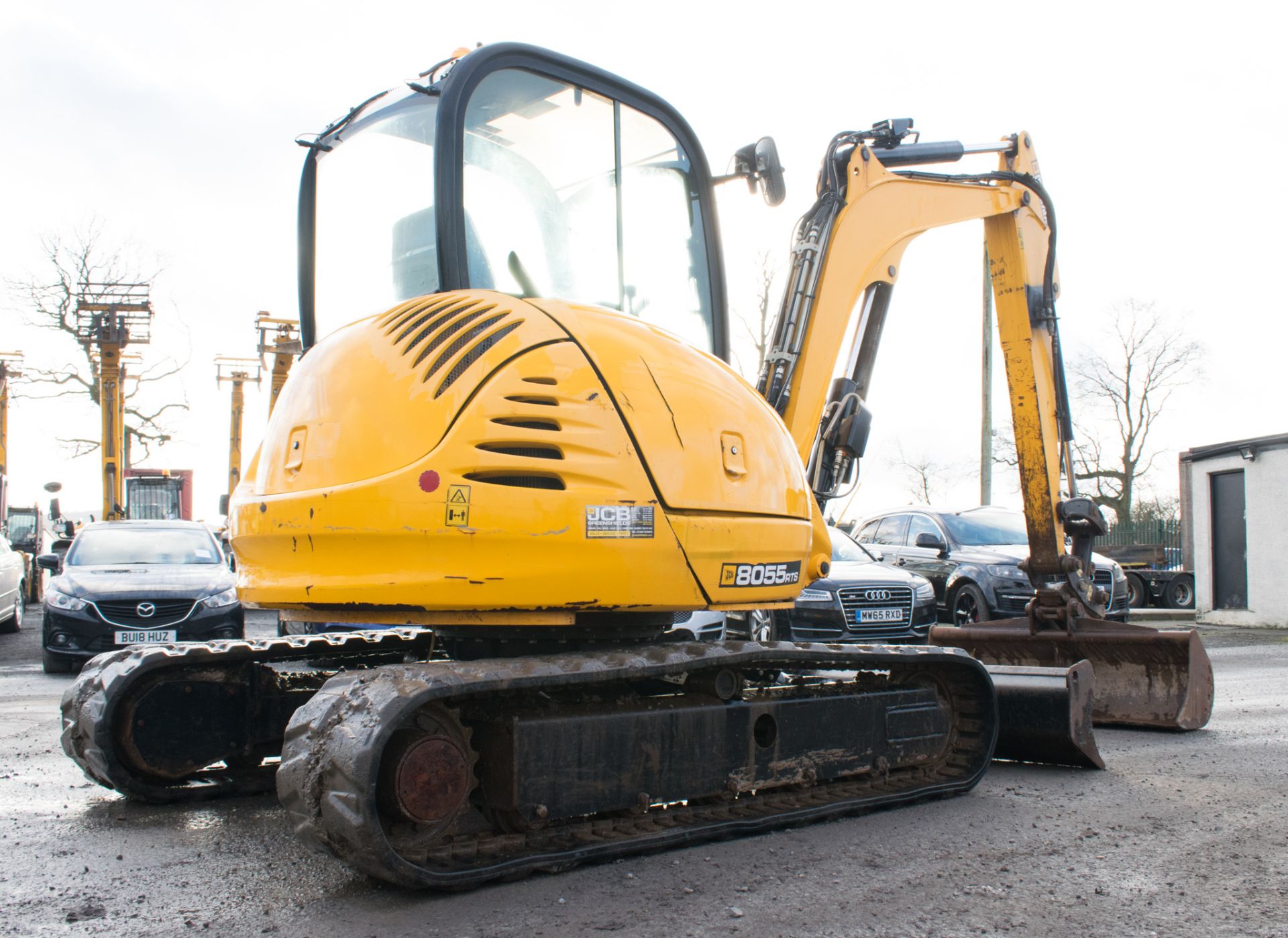 JCB 8055 RTS 5.5 tonne rubber tracked excavator Year: 2013 S/N: 2060501 Recorded Hours: 2294 - Image 4 of 18