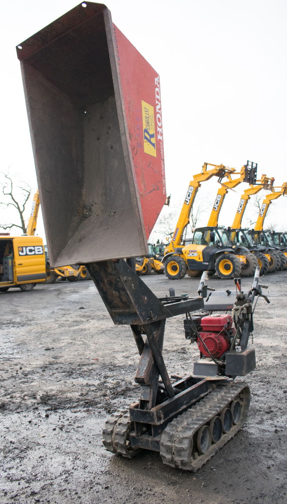 Honda TD500 HL petrol driven walk behind hi-tip tracked dumper Year: 2007 S/N: 1644 P3081 ** No - Image 5 of 11