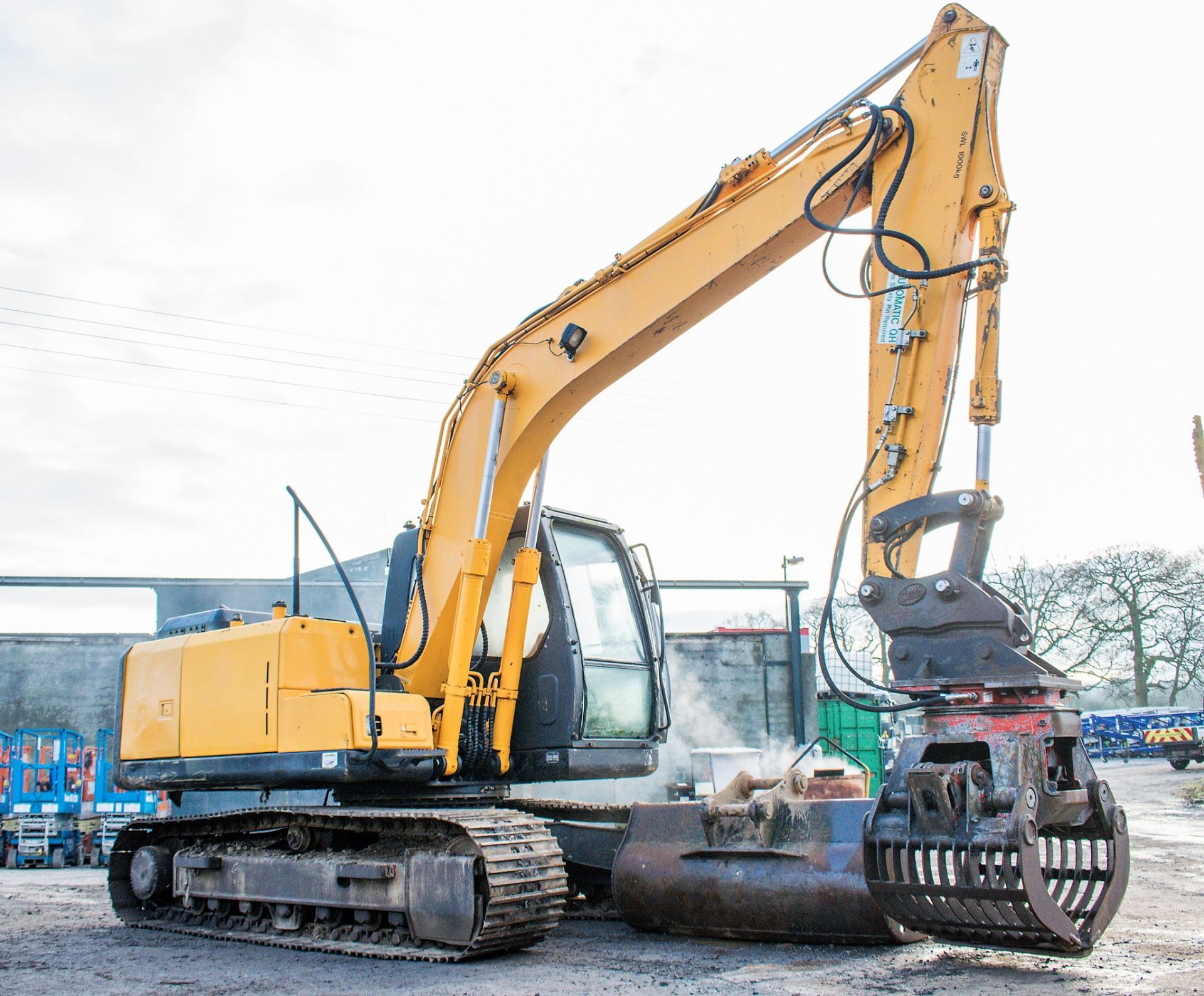 Hyundai Robex 140 LC-7A 14 tonne steel tracked excavator  Year: 2011 S/N: N40910432 Recorded - Image 2 of 20