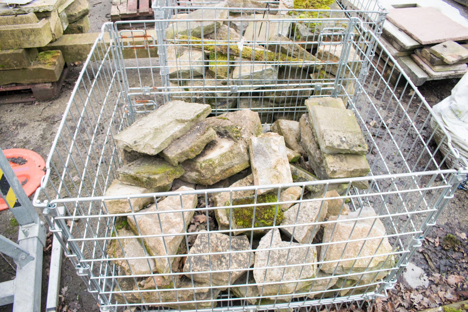 Stillage of miscellaneous stone ** Stillage not included **