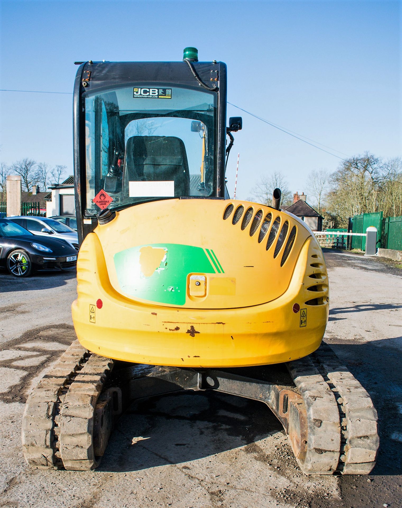 JCB 8050 RTS 5 tonne rubber tracked excavator Year: 2013 S/N: 1741957 Recorded Hours: 2660 blade, - Image 6 of 22