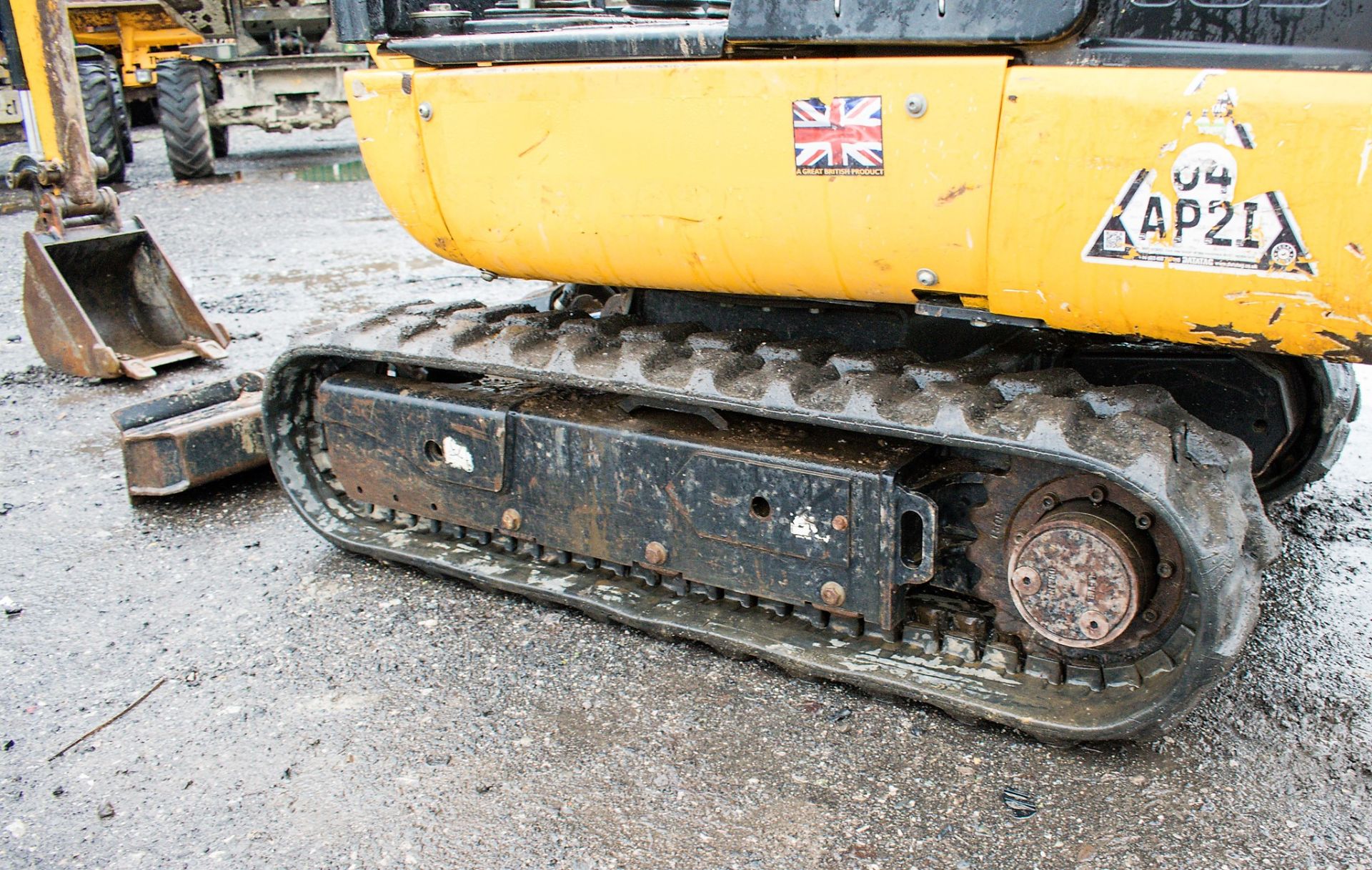 JCB 8014 CTS 1.5 tonne rubber tracked mini excavator  Year: 2016  S/N: 2475470 Recorded Hours: - Image 10 of 17