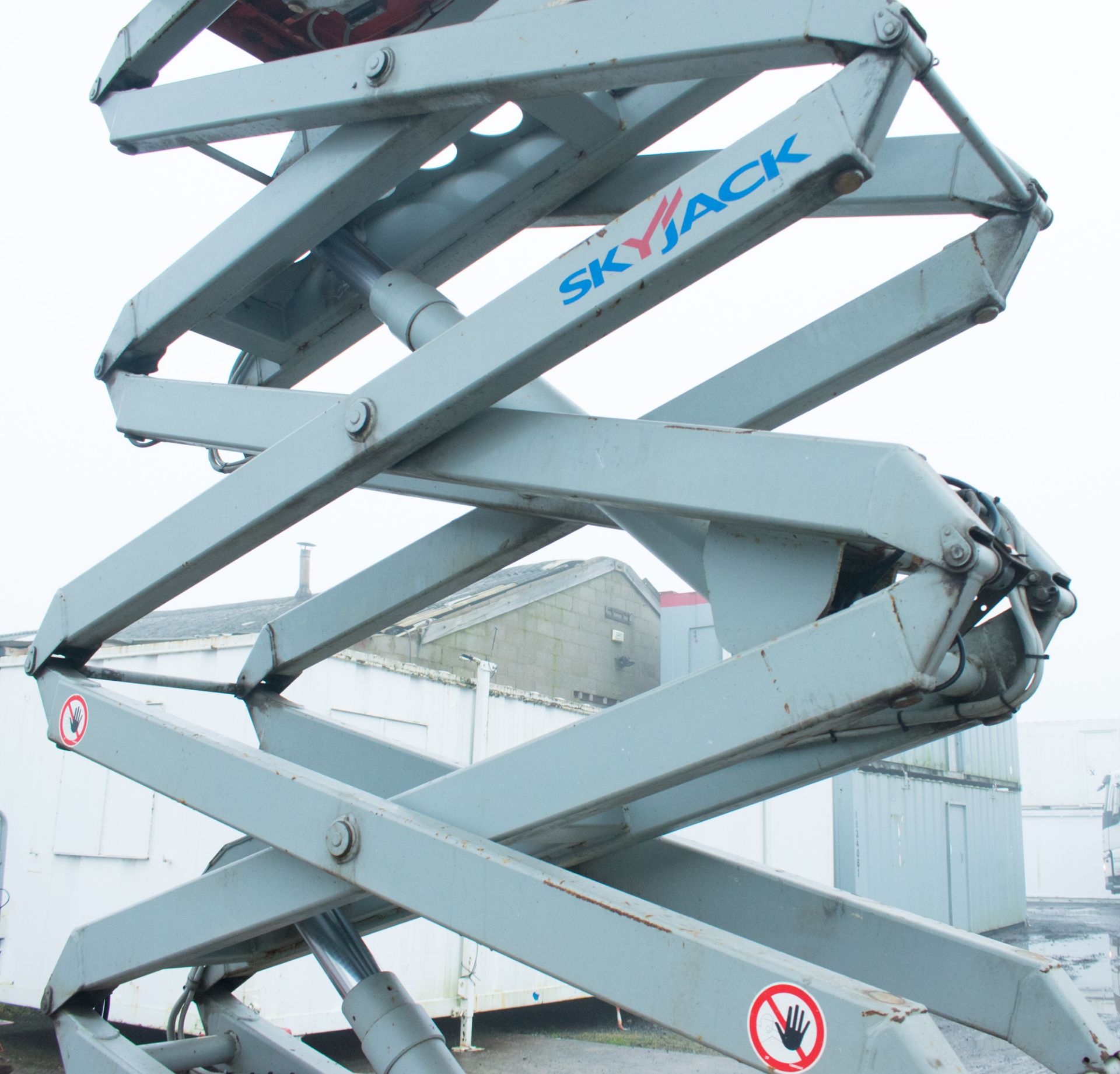 Sky Jack 2J6832RT diesel driven 12 metre scissor lift access platform Year: 2012 S/N: 37002991 - Image 9 of 9