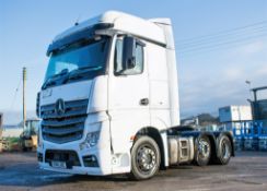 Mercedes Benz Actros 2545 automatic 6 x 2 mid lift tractor unit Registration Number: SV16 LBZ Date