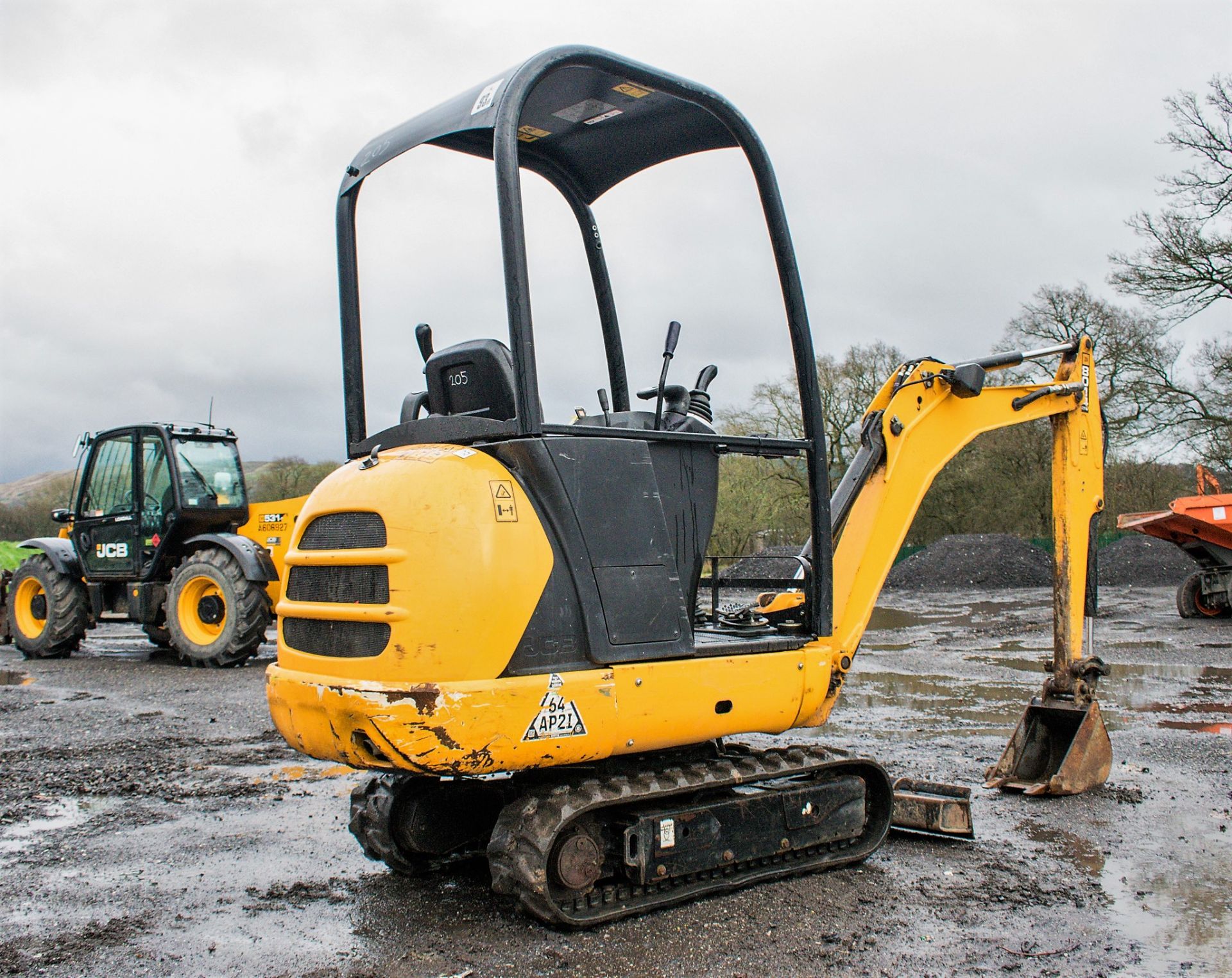 JCB 8014 CTS 1.5 tonne rubber tracked mini excavator  Year: 2016  S/N: 2475470 Recorded Hours: - Image 4 of 17