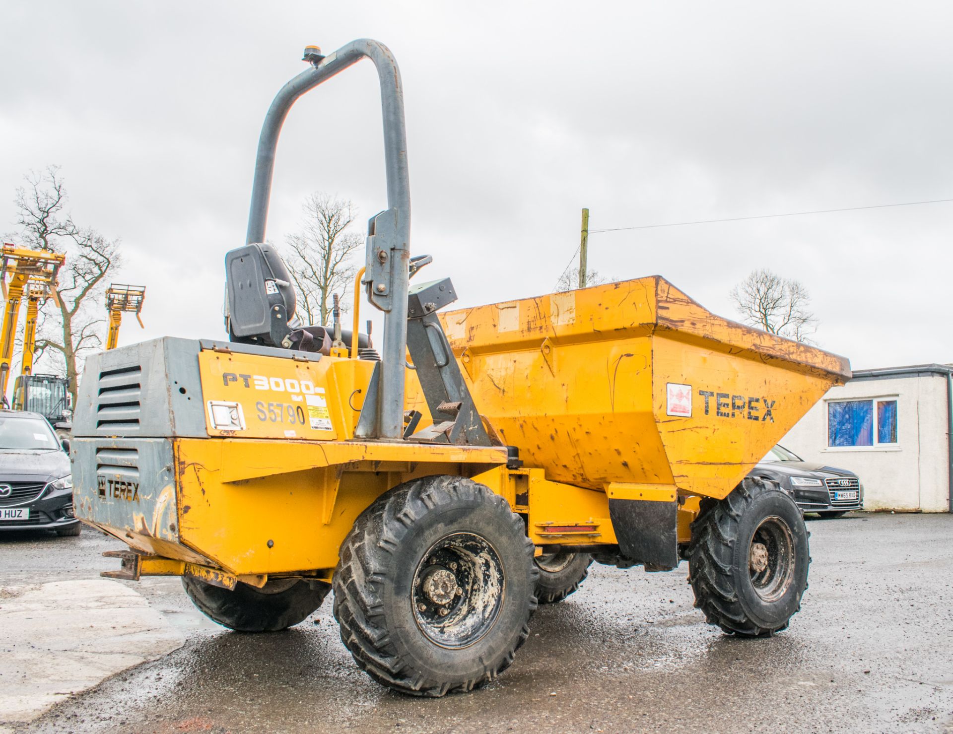 Benford Terex PT3000 3 tonne straight skip dumper  Year: 2005 S/N: E510FC111 Recorded hours: 1256 - Image 3 of 19