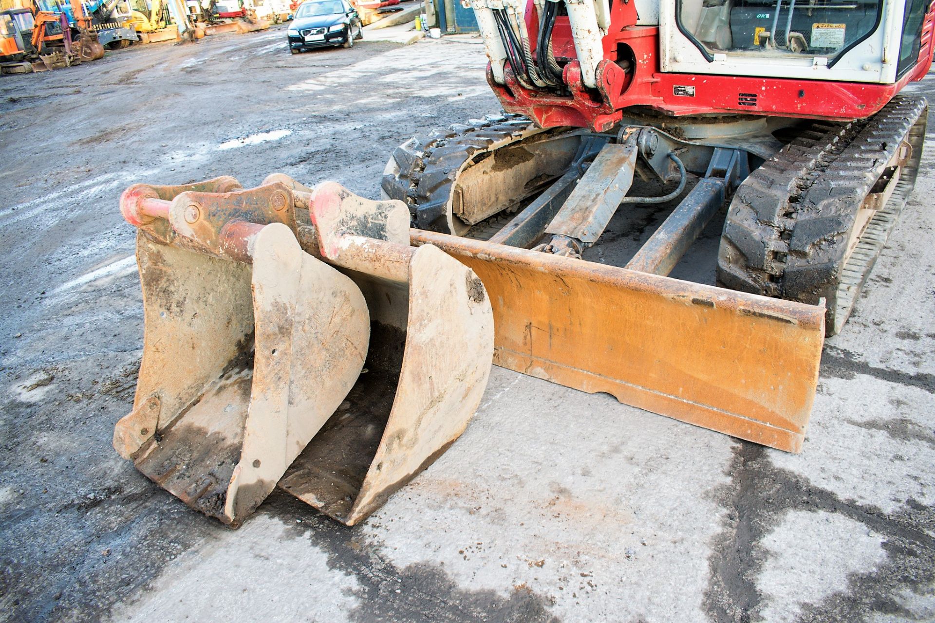 Takeuchi TB285 8.5 tonne rubber tracked excavator Year: 2013 S/N: 185000856 Recorded hours: 6571 - Image 12 of 21