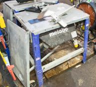 Metabo 110v bench saw 02130076