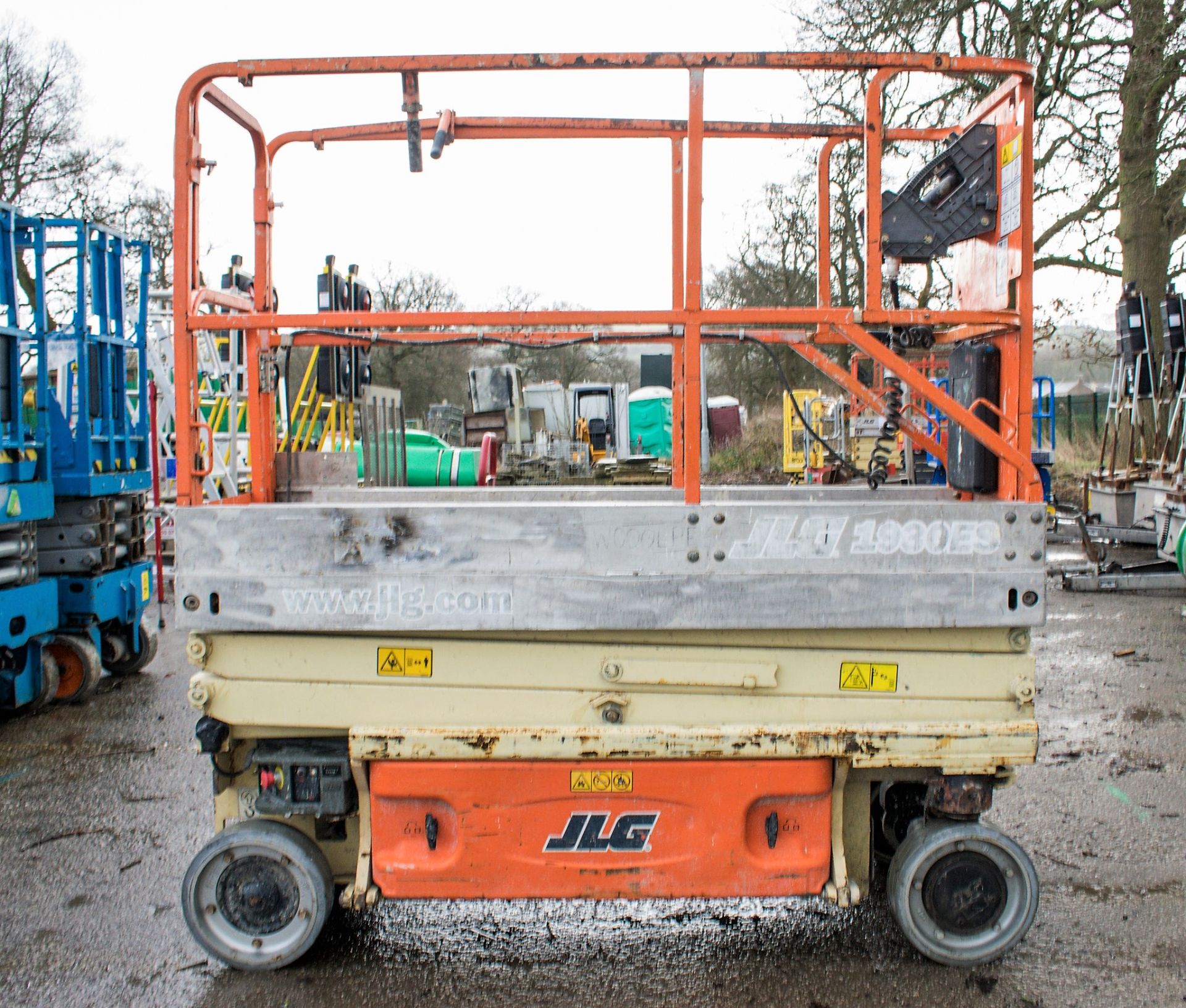 JLG 1930ES battery electric scissor lift access platform Recorded Hours: 344 WOOOLPE6 - Image 6 of 7