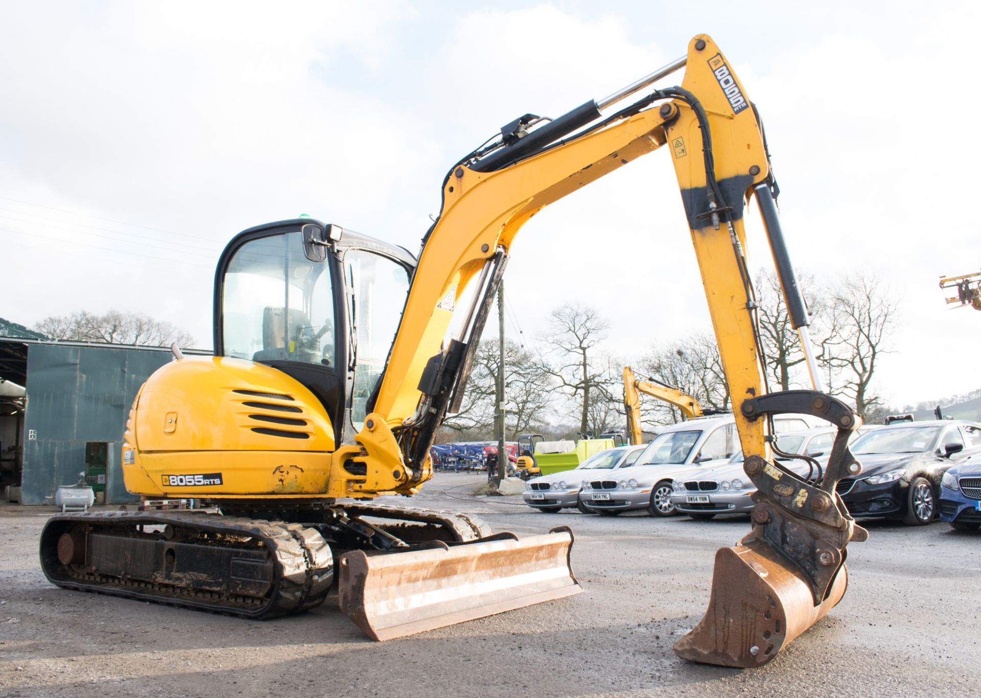 JCB 8055 RTS 5.5 tonne rubber tracked excavator Year: 2013 S/N: 2060501 Recorded Hours: 2294 - Image 2 of 18