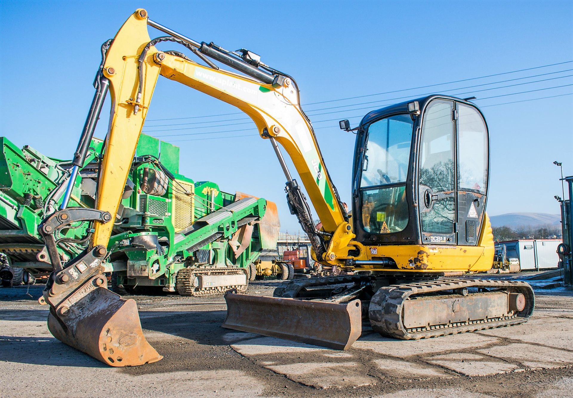 JCB 8050 RTS 5 tonne rubber tracked excavator Year: 2013 S/N: 1741957 Recorded Hours: 2660 blade,