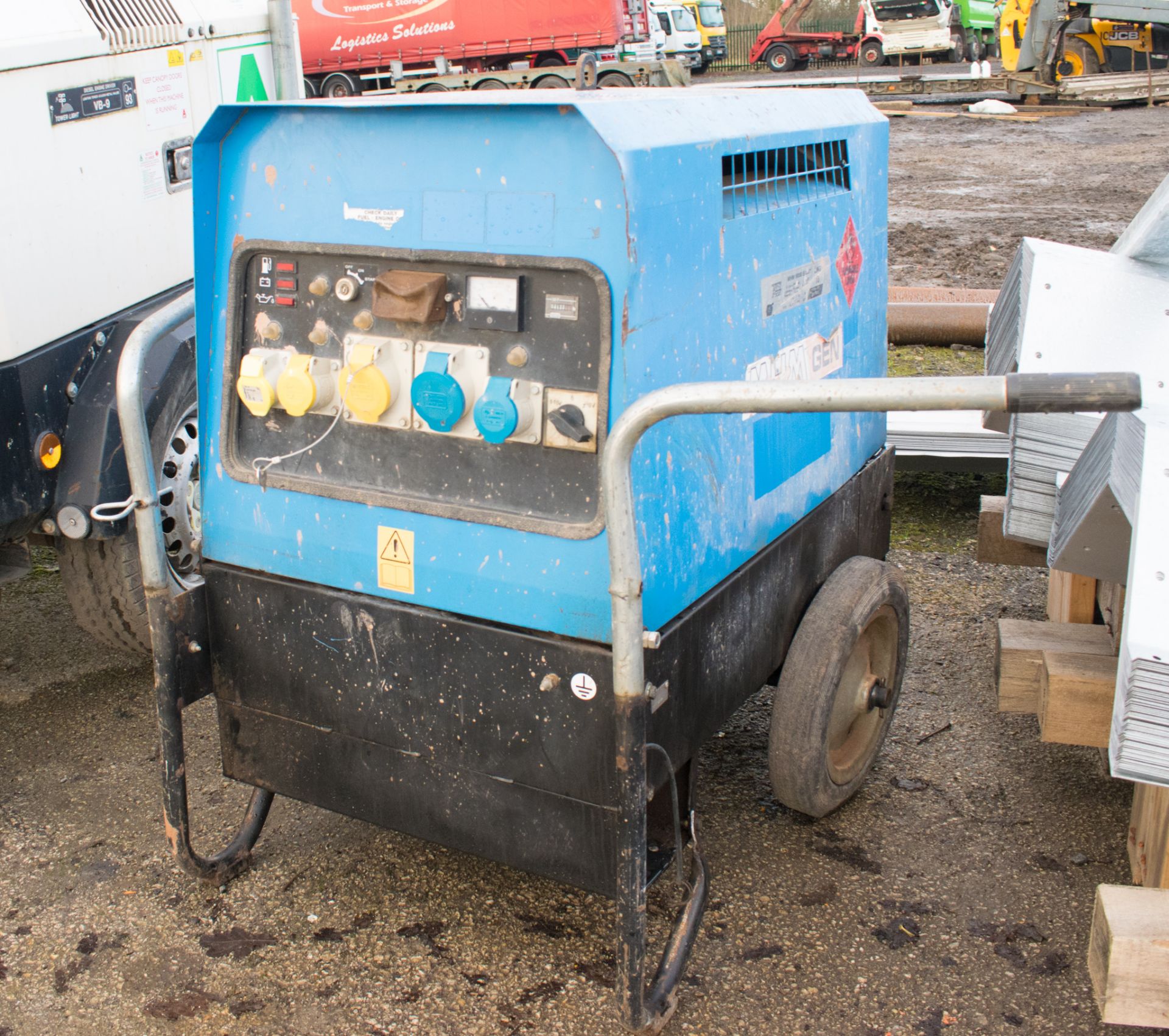 MHM 6000 E/SSY 6 kva diesel driven generator S/N: 226130036 Recorded Hours: 2133