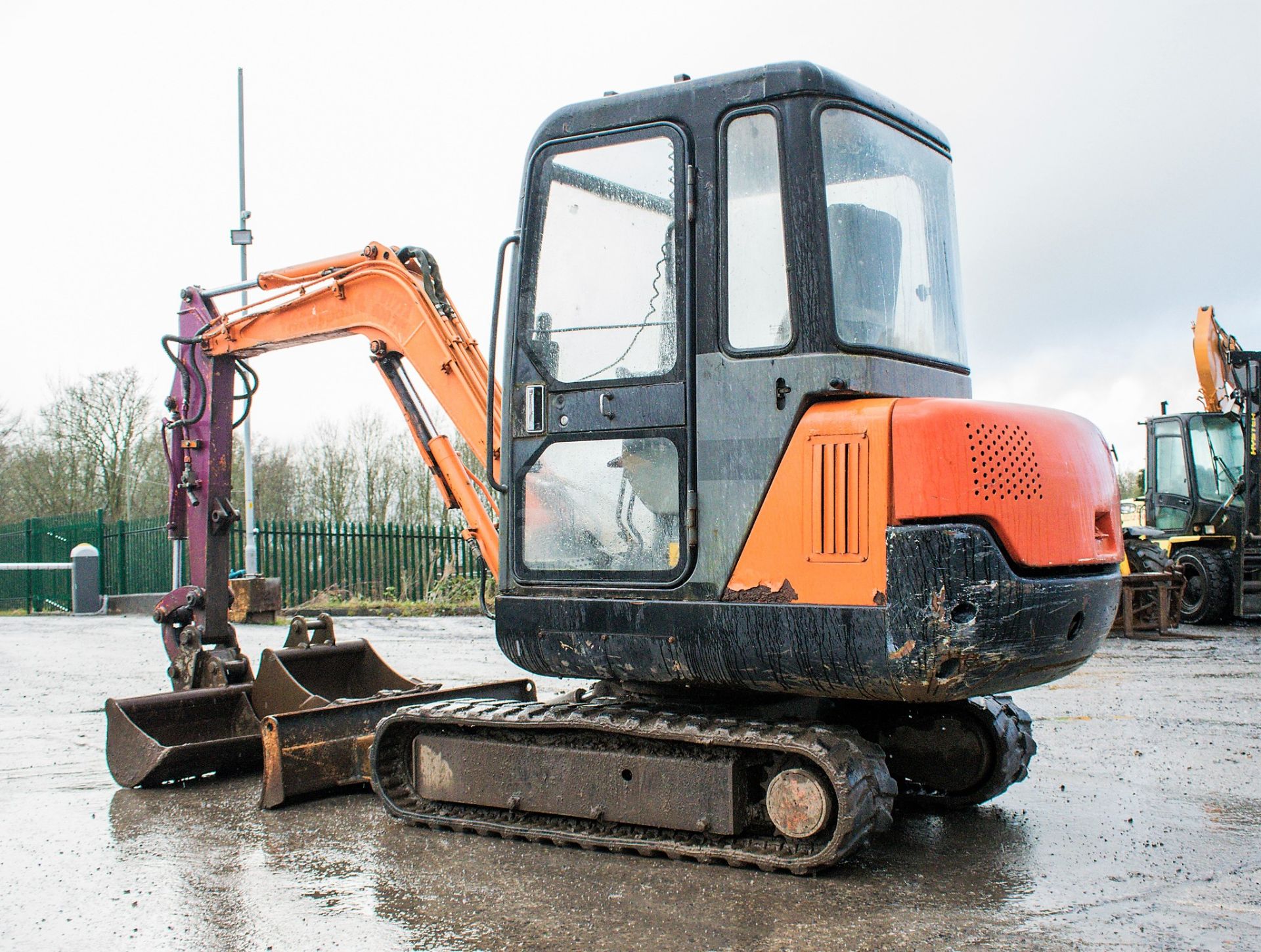 Doosan Solar 030 Plus 3 tonne rubber tracked mini excavator Year: 2006 S/N: 20444 Recorded Hours: - Image 3 of 18