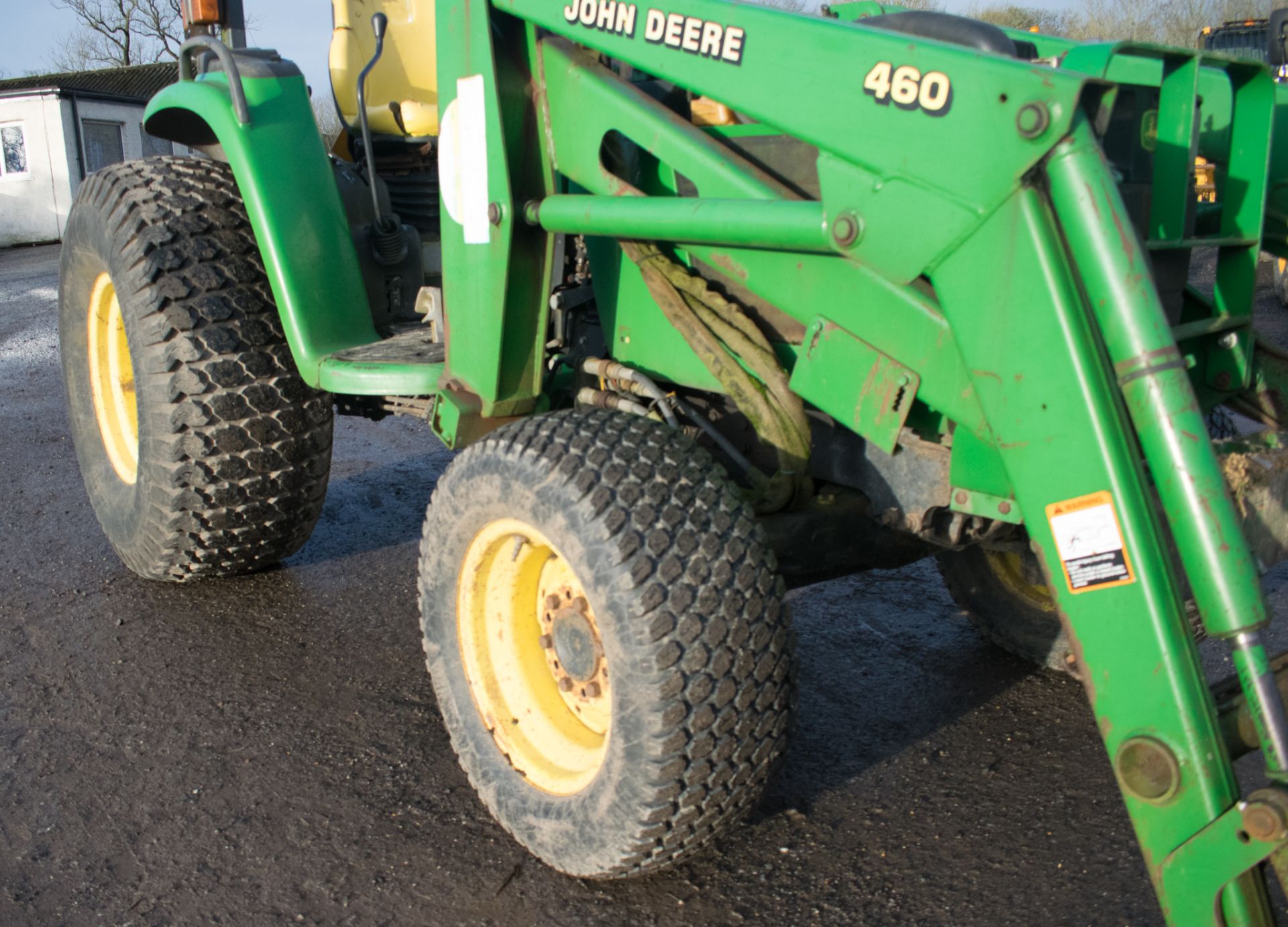 John Deere 460 diesel driven tractor Registration Number: PF04 SXK S/N: LV4710E279074 Date of - Image 11 of 17