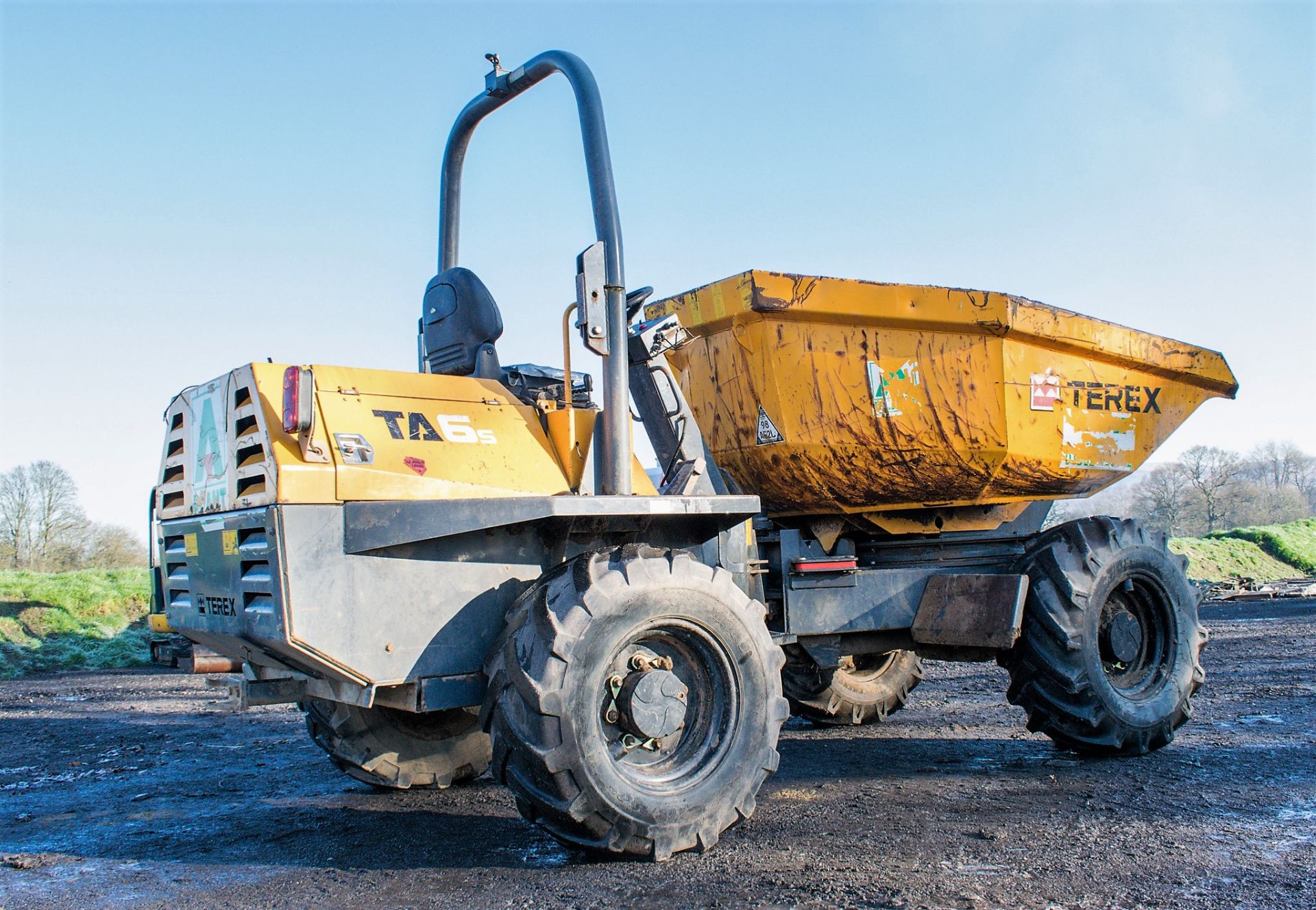 Benford Terex TA6 6 tonne swivel skip dumper Year: 2012 S/N: MT3536 Recorded hours: 2430 A577955 - Image 4 of 20