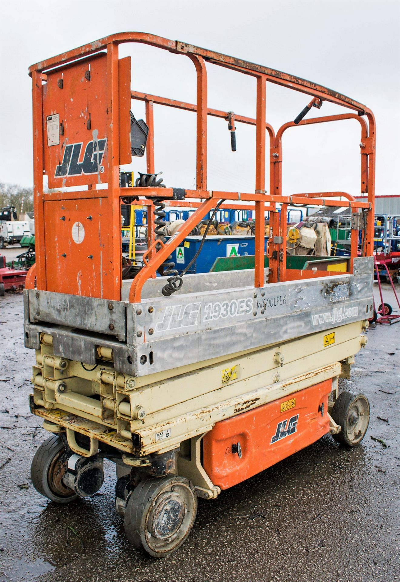 JLG 1930ES battery electric scissor lift access platform Recorded Hours: 344 WOOOLPE6 - Image 3 of 7