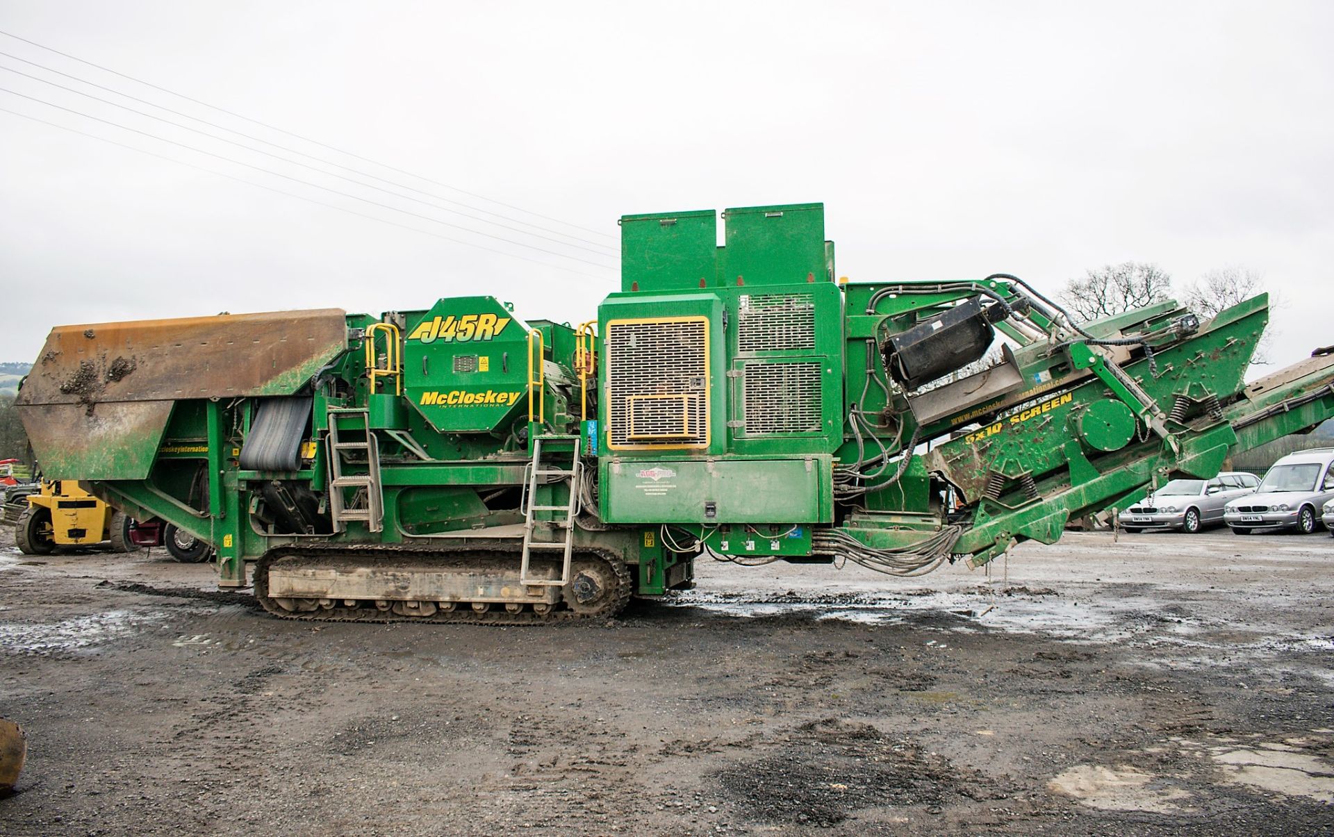 McCloskey J45R steel tracked high capacity jaw crusher Year: 2016 S/N: 73516 Recorded Hours: 4321 ( - Image 7 of 26