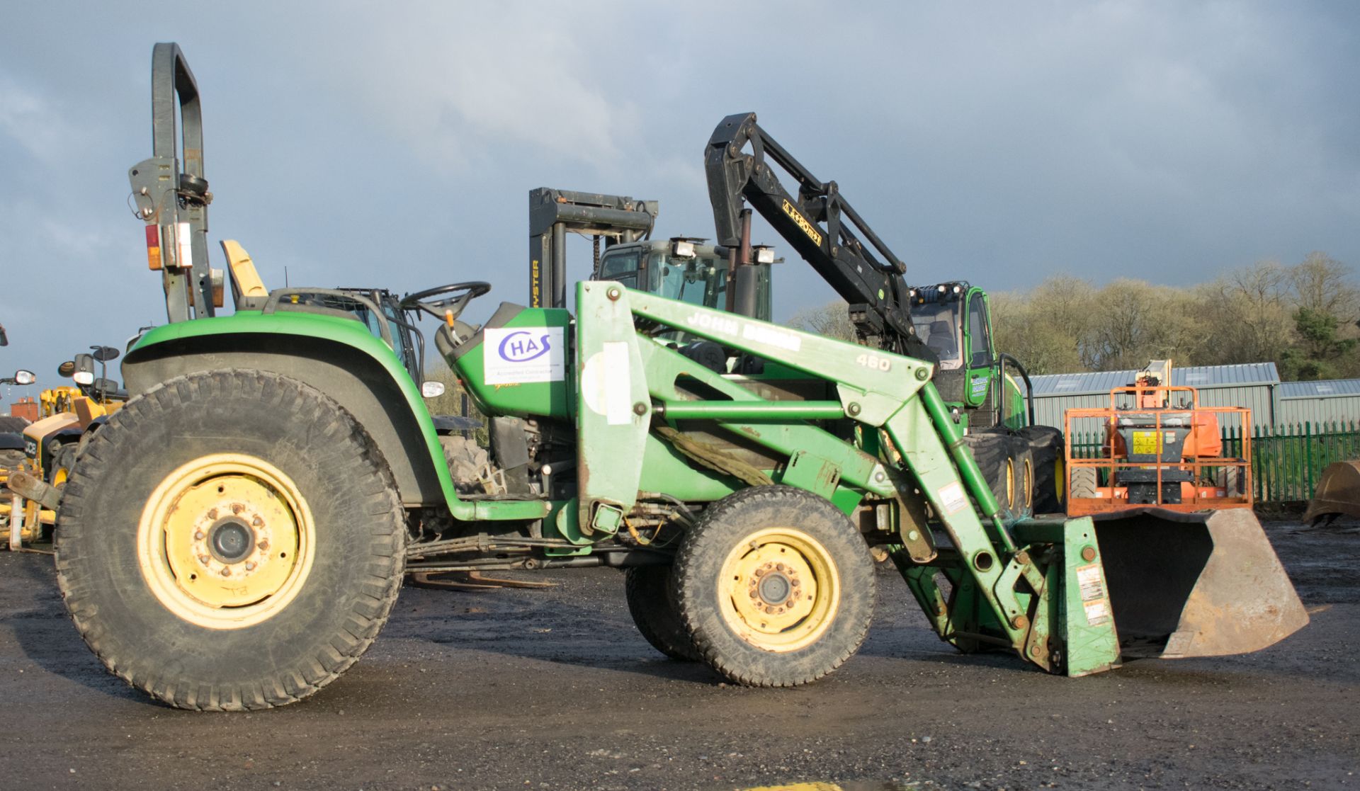 John Deere 460 diesel driven tractor Registration Number: PF04 SXK S/N: LV4710E279074 Date of - Image 10 of 17