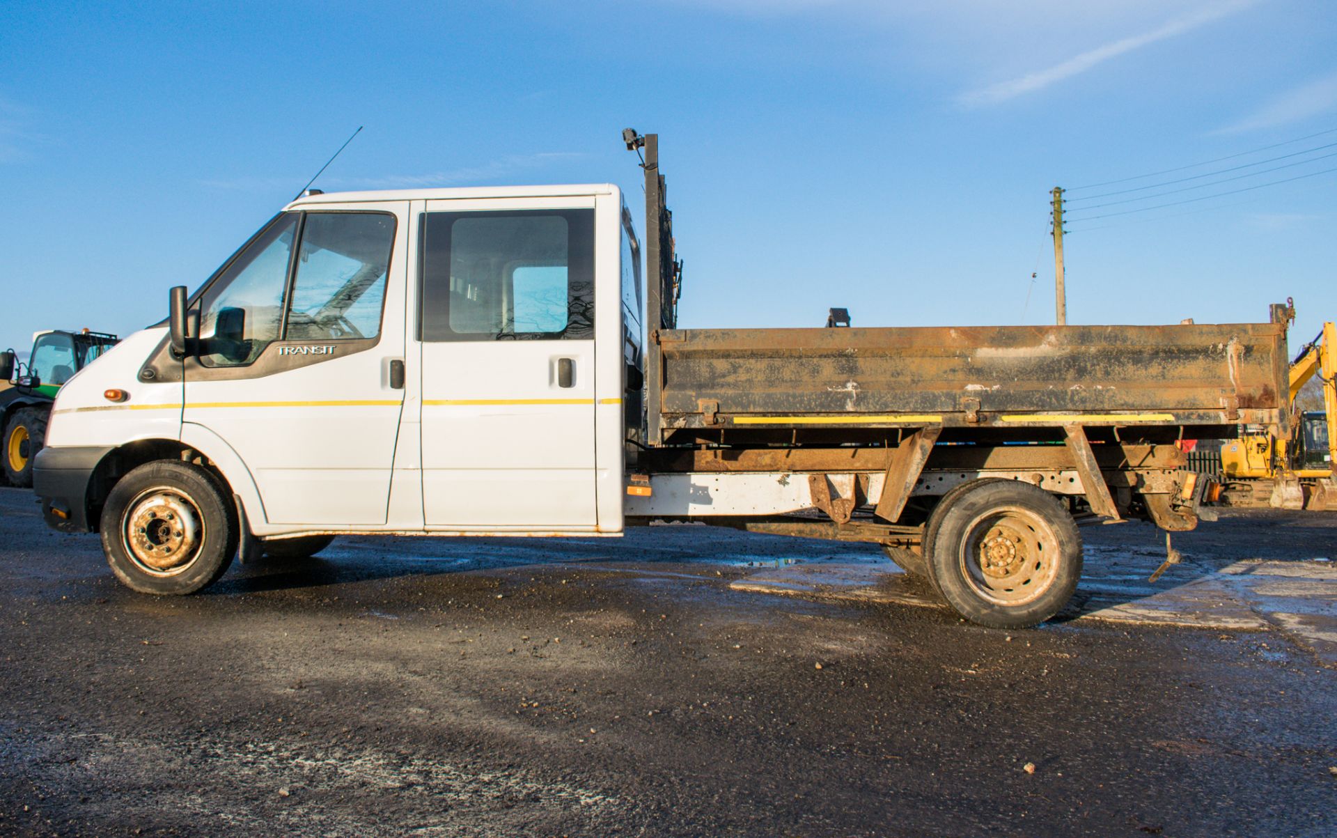 Ford Transit 100 T350 double cab tipper Registration Number:NK13 YPA Date of registration:14/03/2013 - Image 10 of 18