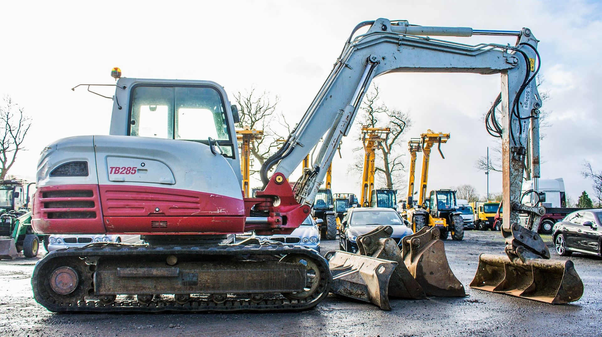 Takeuchi TB285 8.5 tonne rubber tracked excavator Year: 2013 S/N: 185000683 Recorded hours: 6397 - Image 7 of 19