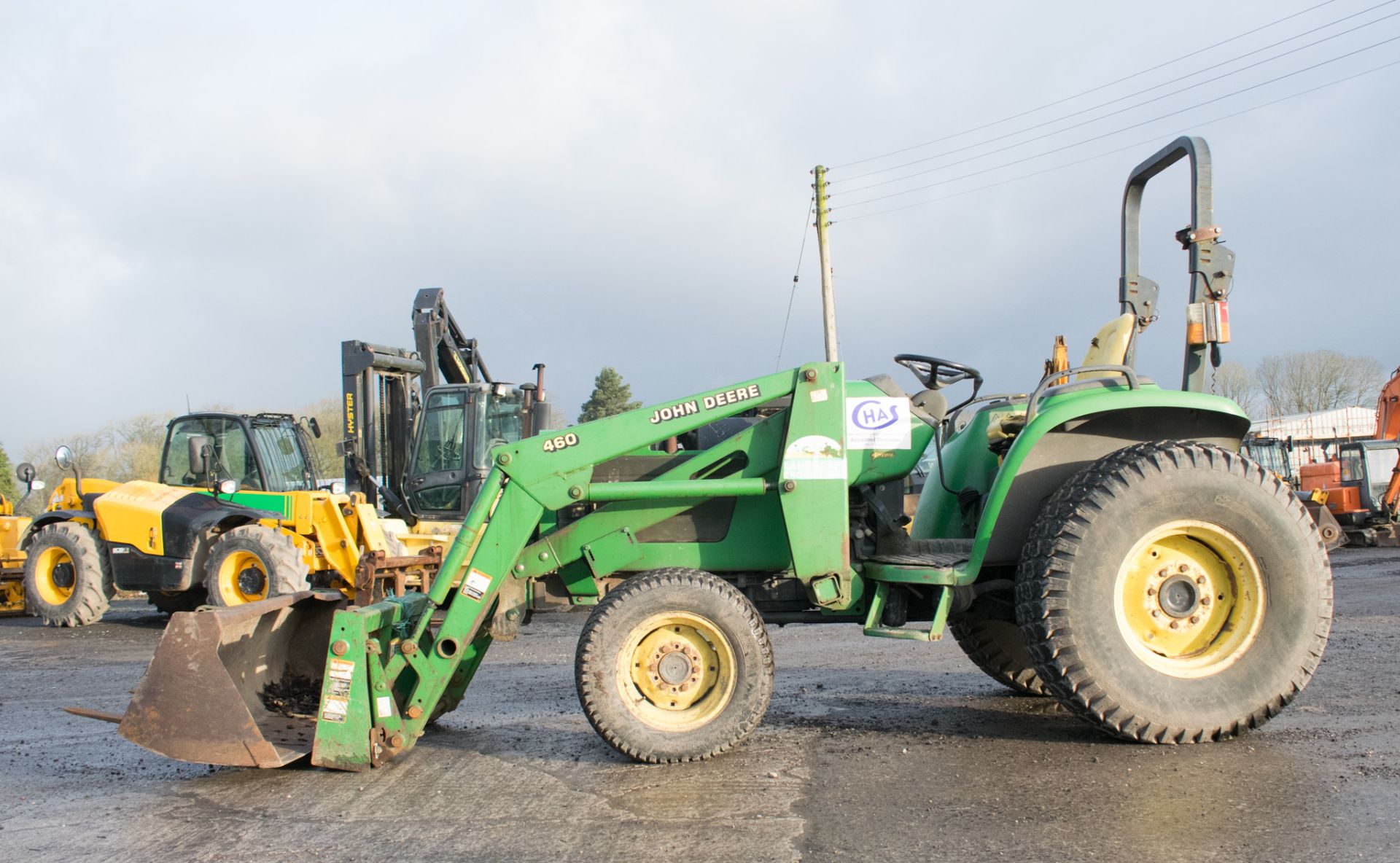 John Deere 460 diesel driven tractor Registration Number: PF04 SXK S/N: LV4710E279074 Date of - Image 6 of 17