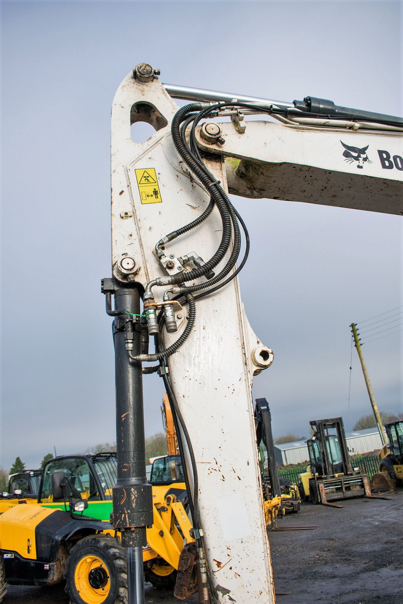 Bobcat E80 8 tonne rubber tracked excavator Year: 2012 S/N: AET312518 Recorded Hours: 2934 blade, - Image 11 of 20