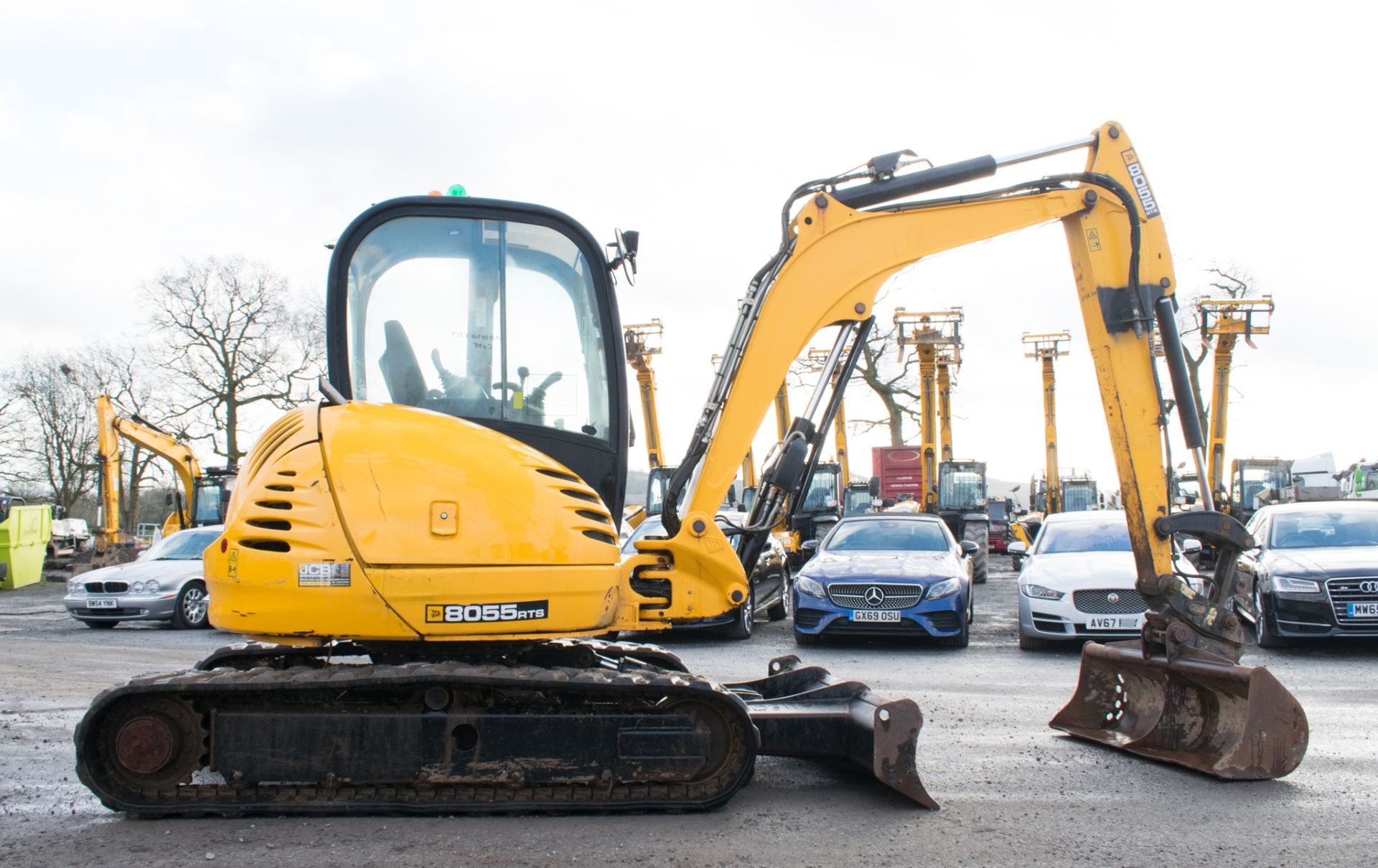 JCB 8055 RTS 5.5 tonne rubber tracked excavator Year: 2013 S/N: 2060501 Recorded Hours: 2294 - Image 8 of 18