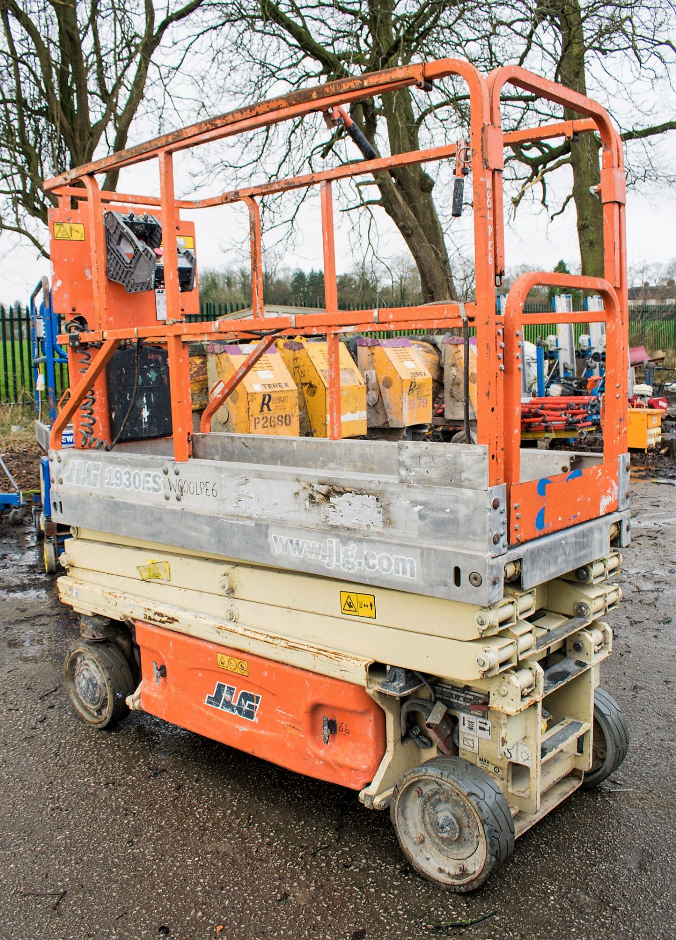 JLG 1930ES battery electric scissor lift access platform Recorded Hours: 344 WOOOLPE6 - Image 4 of 7