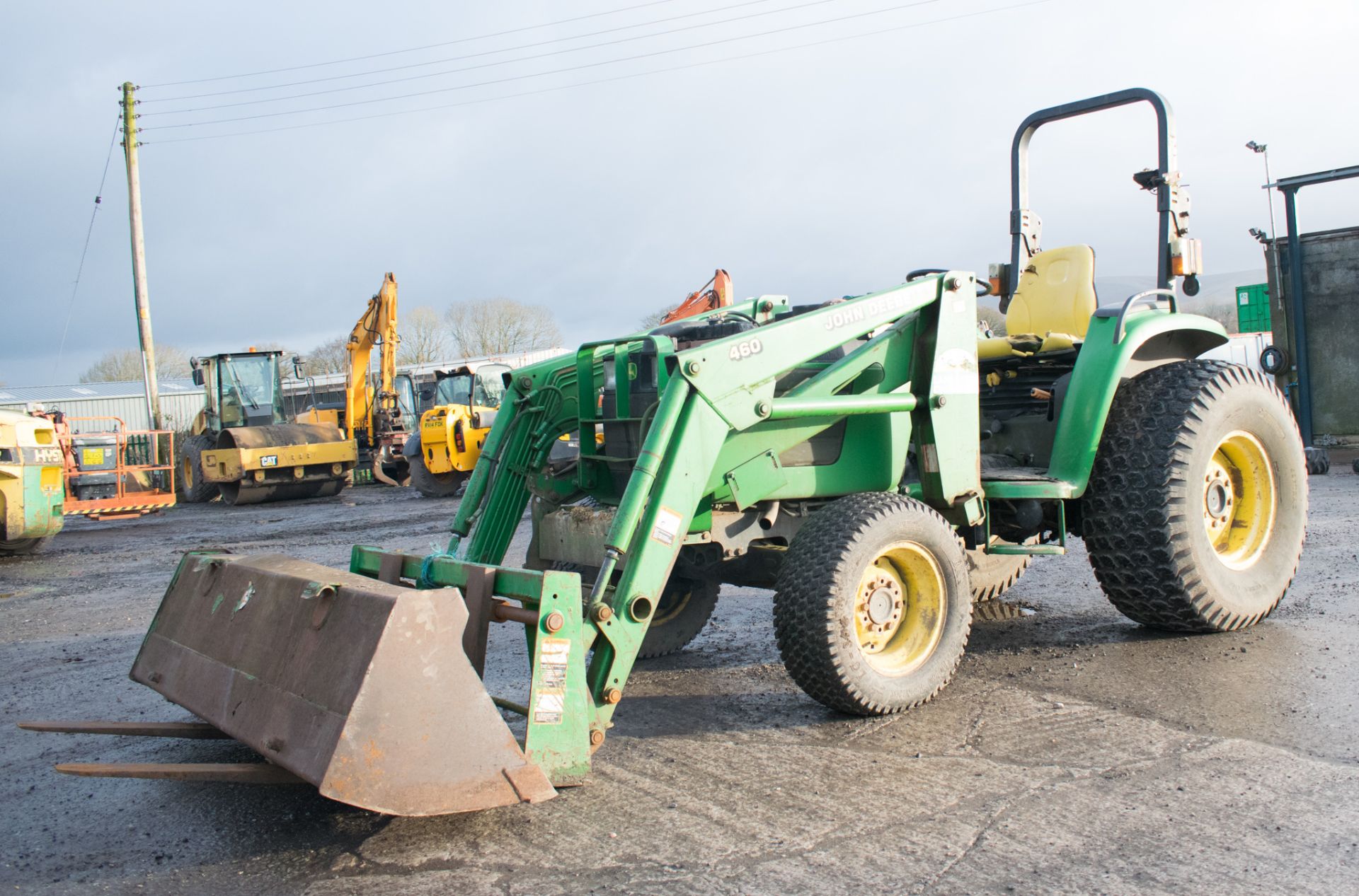 John Deere 460 diesel driven tractor Registration Number: PF04 SXK S/N: LV4710E279074 Date of