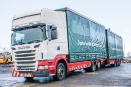Scania R440 Topline 6 x 2 26 tonne curtain sided draw bar lorry Registration number: PN11 ZGT Date