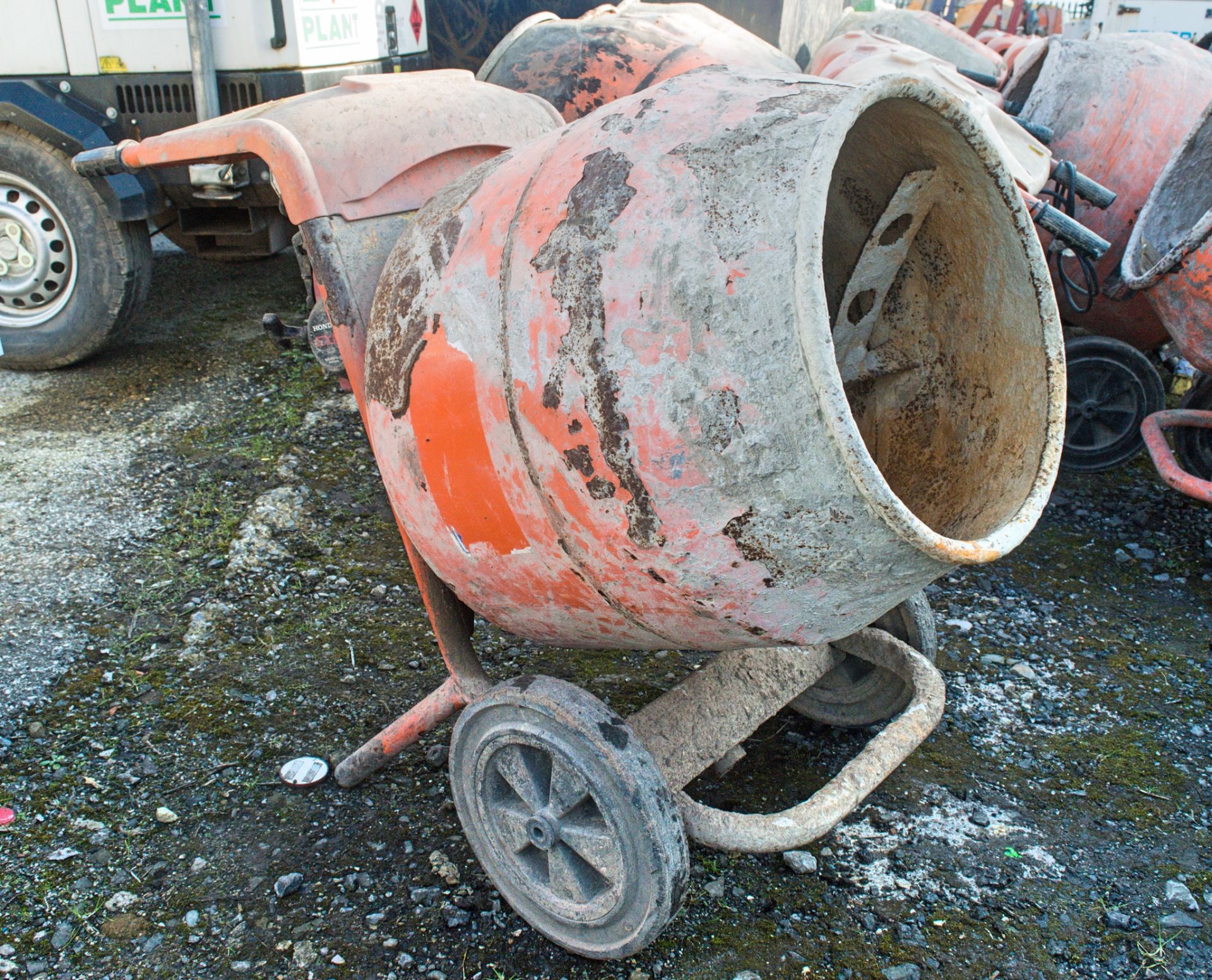 Belle 150 Minimix petrol driven cement mixer