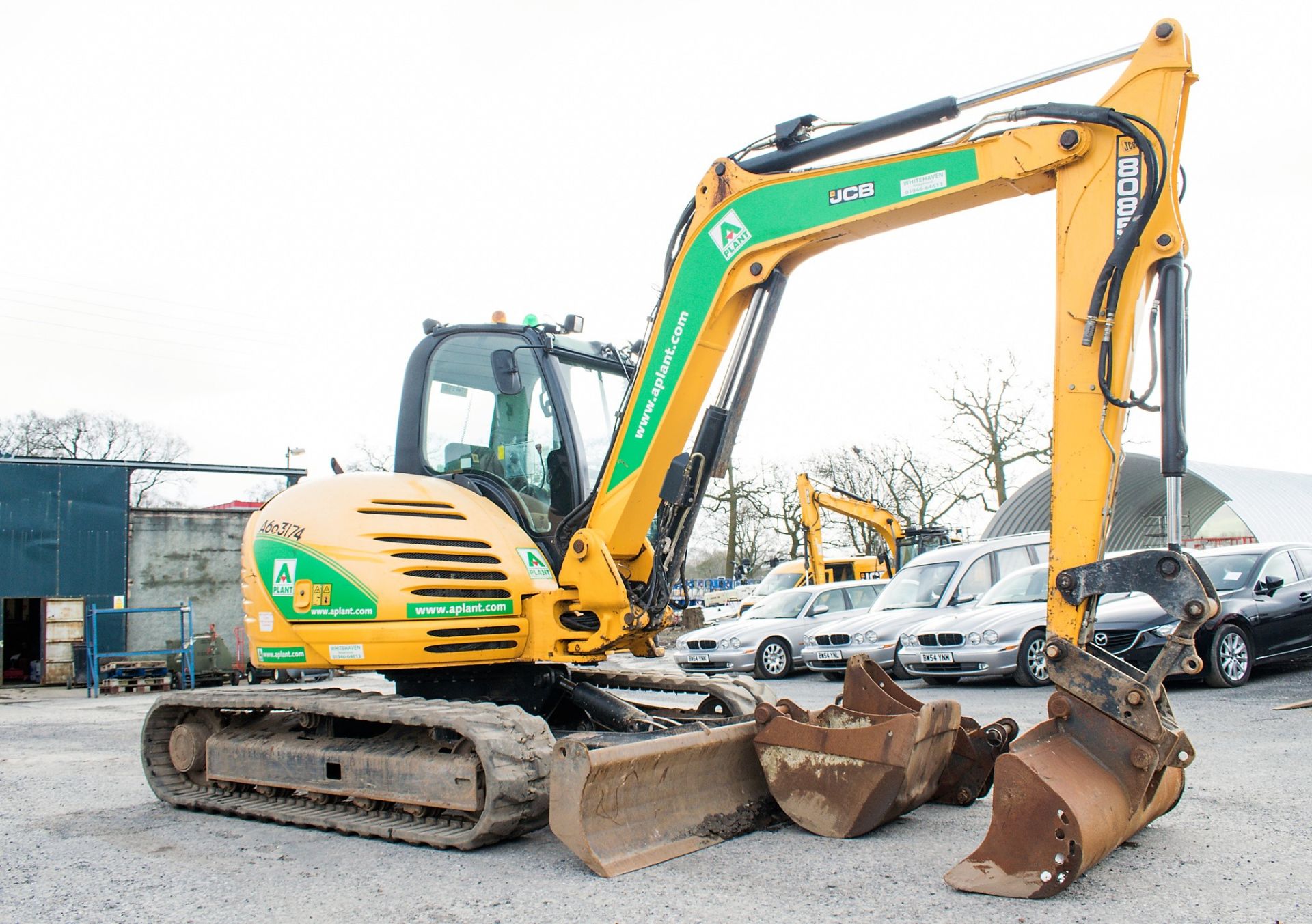 JCB 8085 Eco ZTS 8.5 tonne rubber tracked excavator Year: 2013 S/N: 1073096 Recorded Hours: 91952 ( - Image 2 of 23