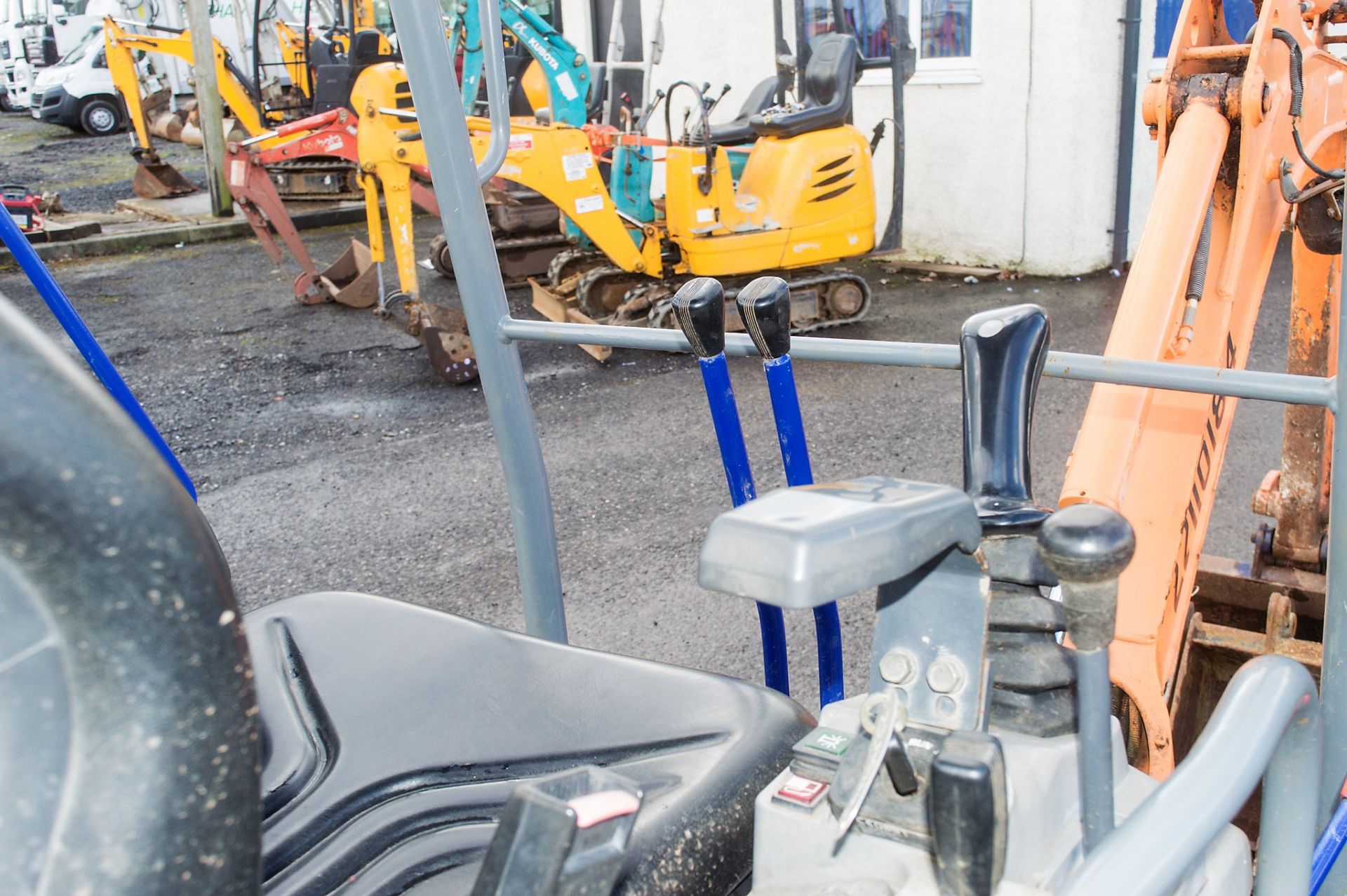 Kubota KX36-3 1.5 tonne rubber tracked mini excavator Year: S/N: Recorded Hours: 3731 blade, piped & - Image 19 of 20