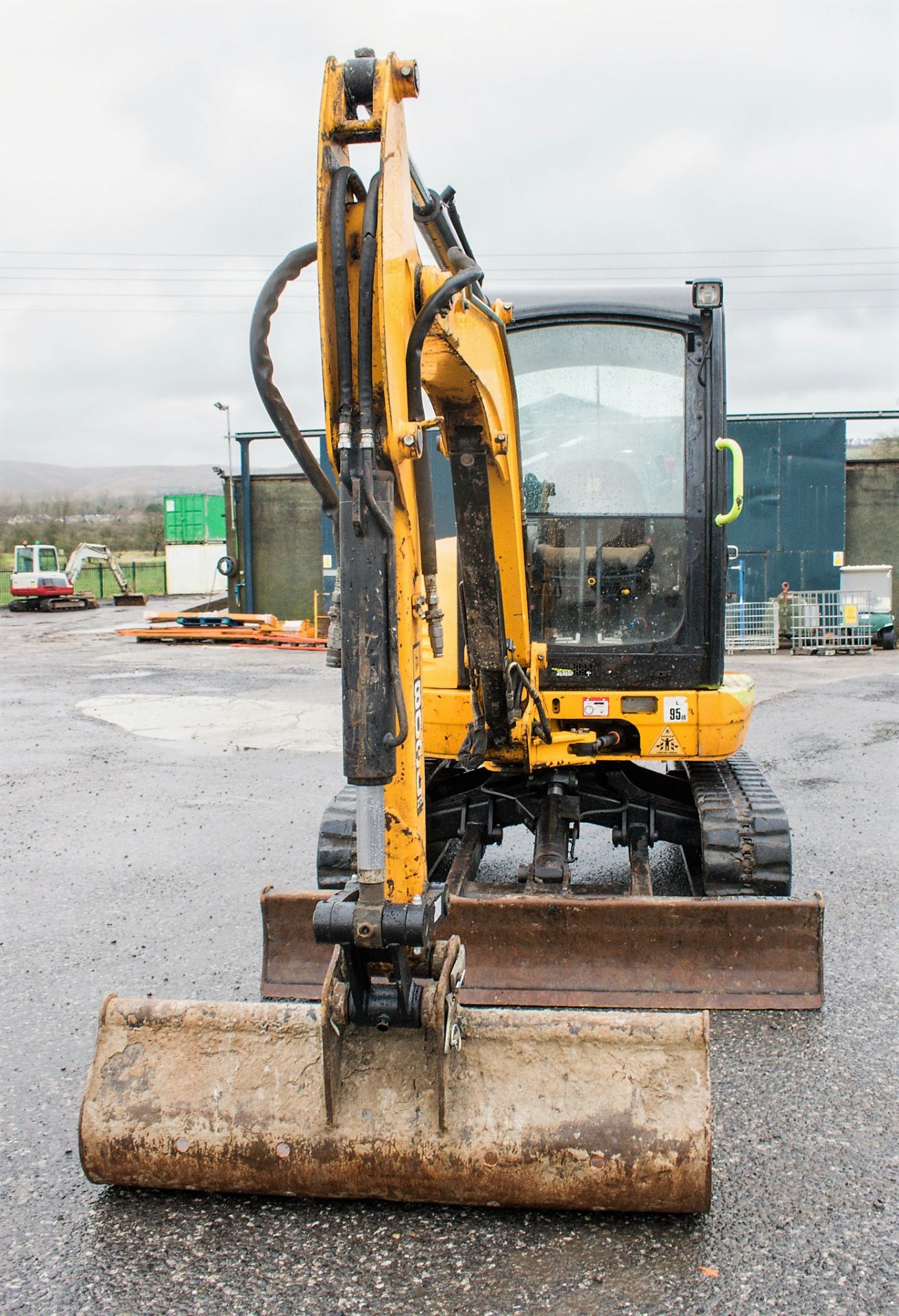 JCB 8030 ZTS 3 tonne rubber tracked mini excavator Year: 2013 S/N: 2021917 Recorded Hours: 2582 - Image 5 of 22