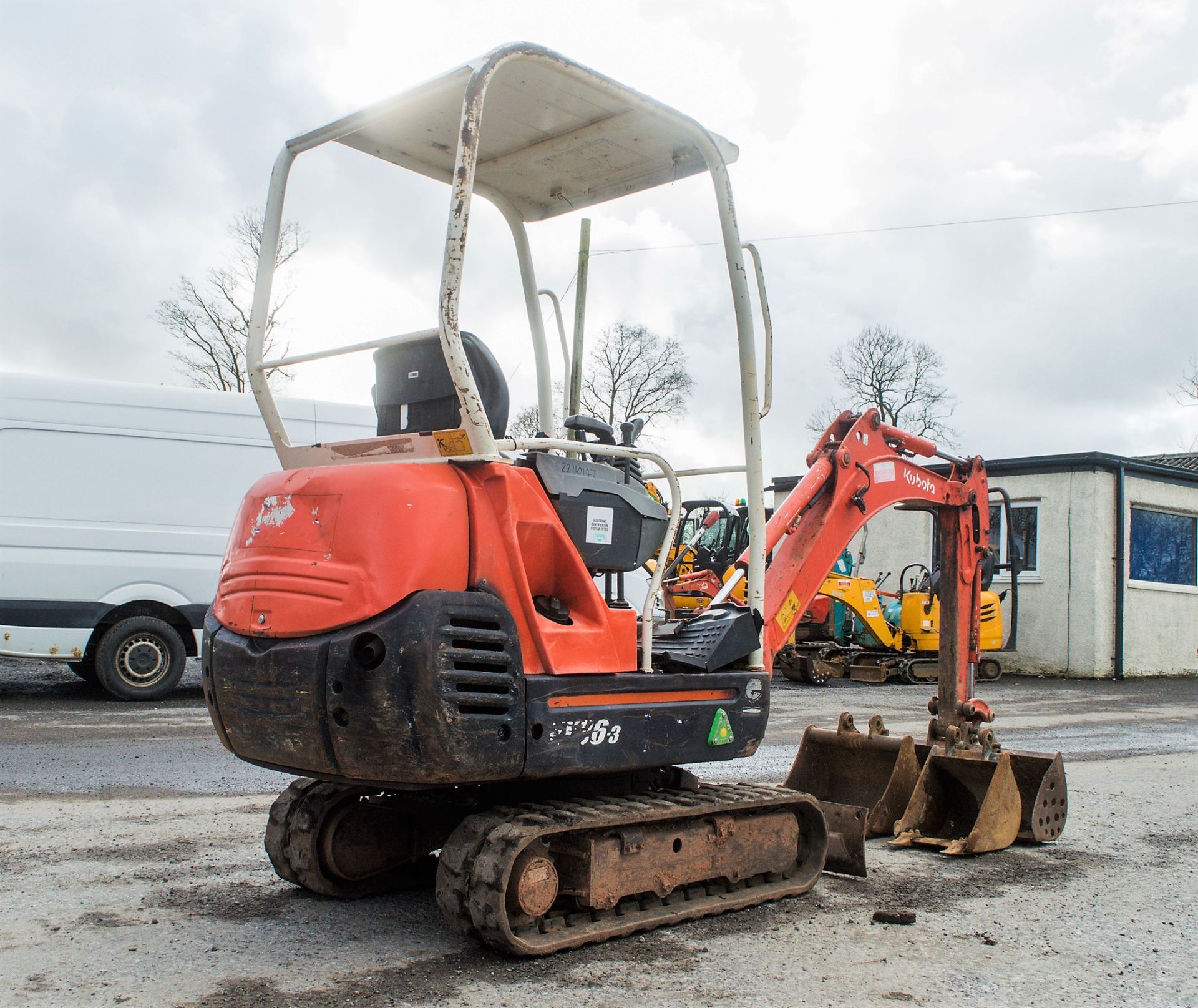 Kubota KX36-3 1.5 tonne rubber tracked mini excavator Year: 2004 S/N: 2Z055715 Recorded Hours: - Image 4 of 21