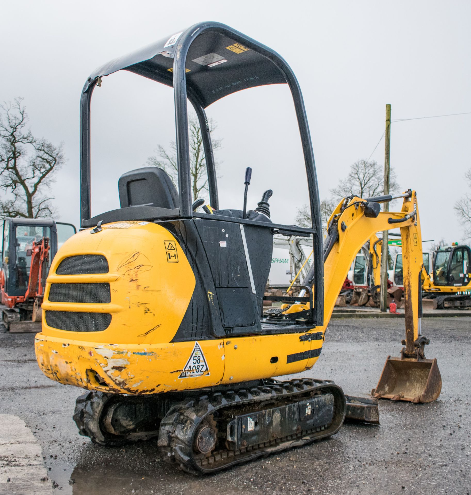 JCB 8014 1.5 tonne rubber tracked mini excavator  Year: 2016 S/N: 75425 Recorded hours: 561 LH20007 - Image 3 of 20