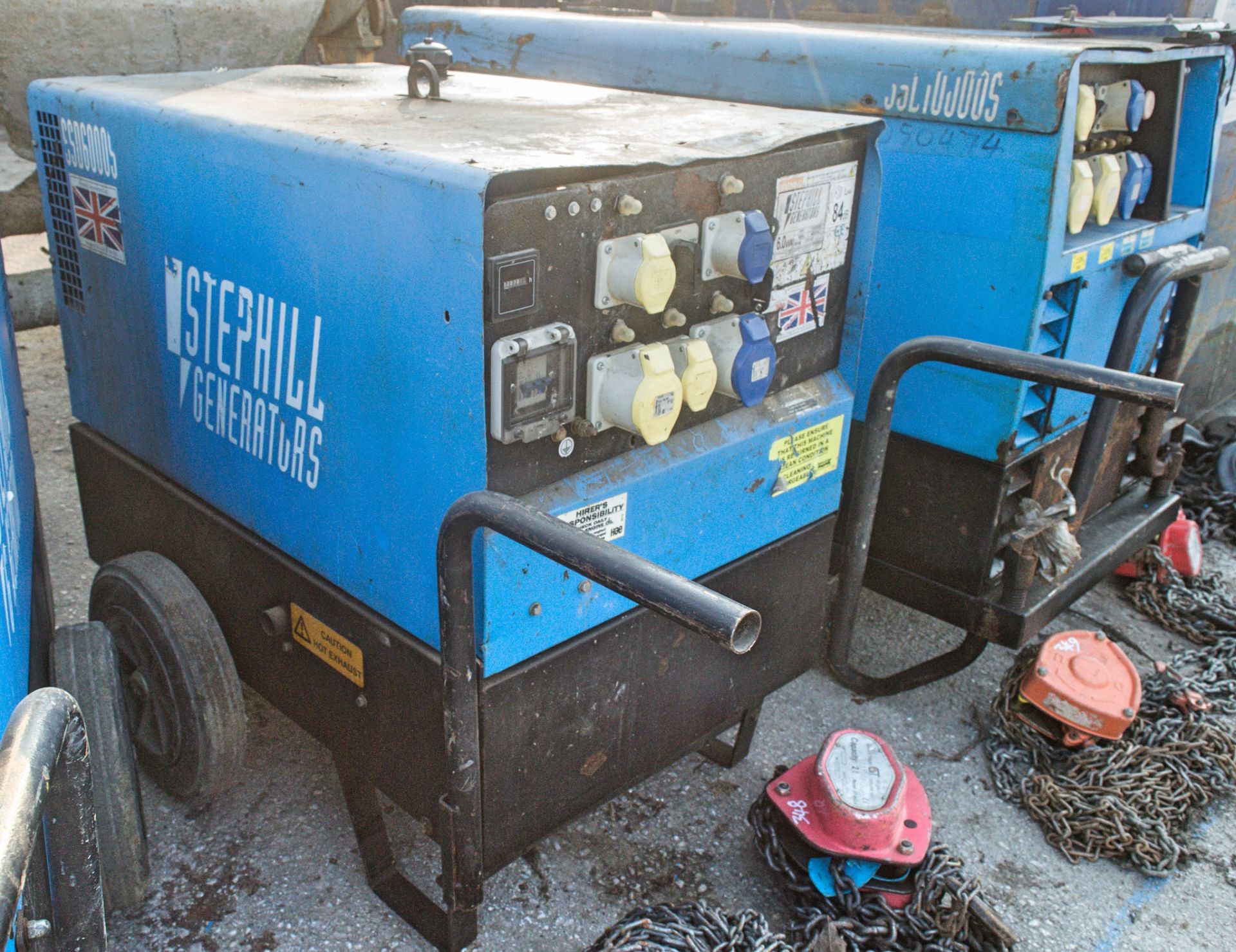 Stephill 6 kva diesel driven generator Recorded Hours: 2070