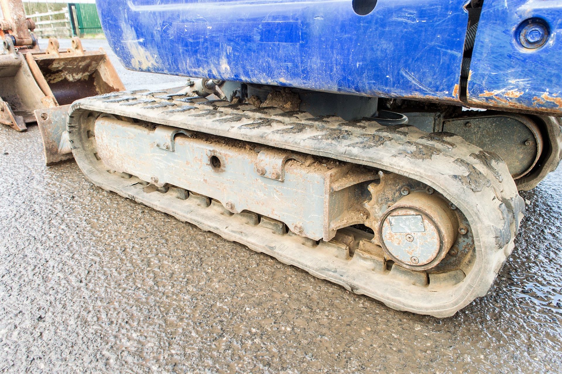 Kubota KX36-3 1.5 tonne rubber tracked mini excavator Year: S/N: Recorded Hours: 3731 blade, piped & - Image 10 of 20